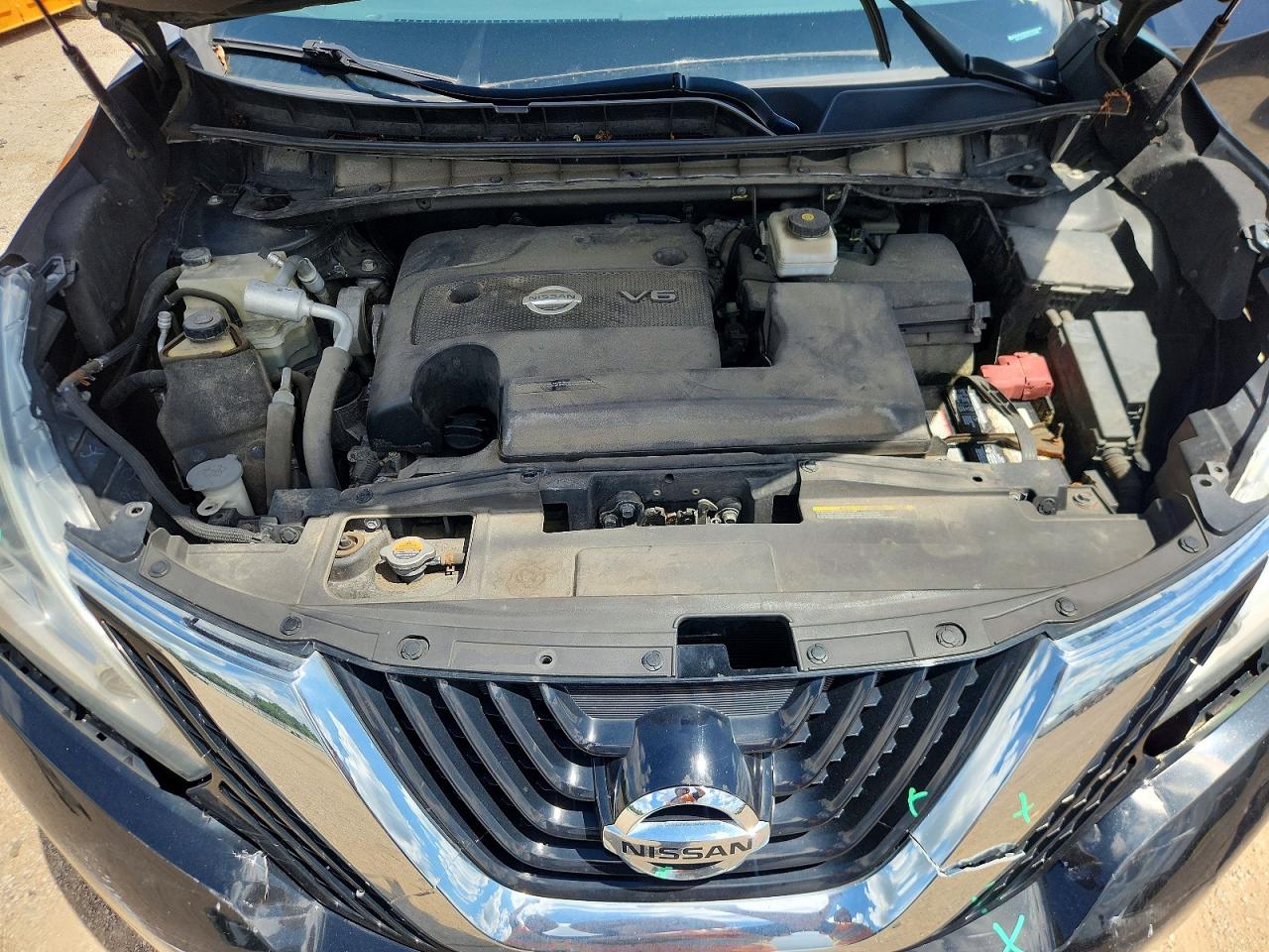 2015 Nissan Murano Sl Black vin: 5N1AZ2MH3FN233688