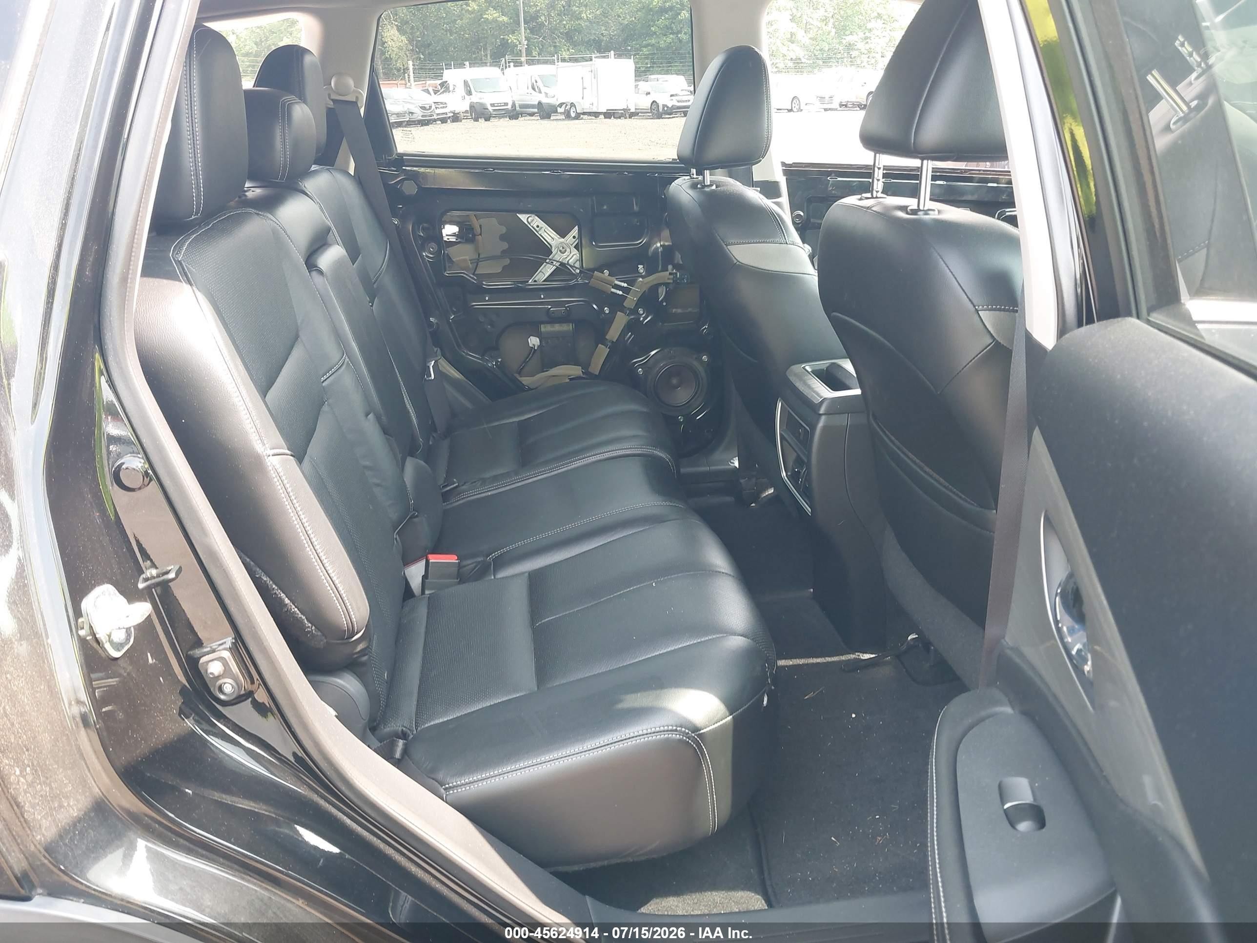 2015 Nissan Murano Sl Black vin: 5N1AZ2MH3FN243279
