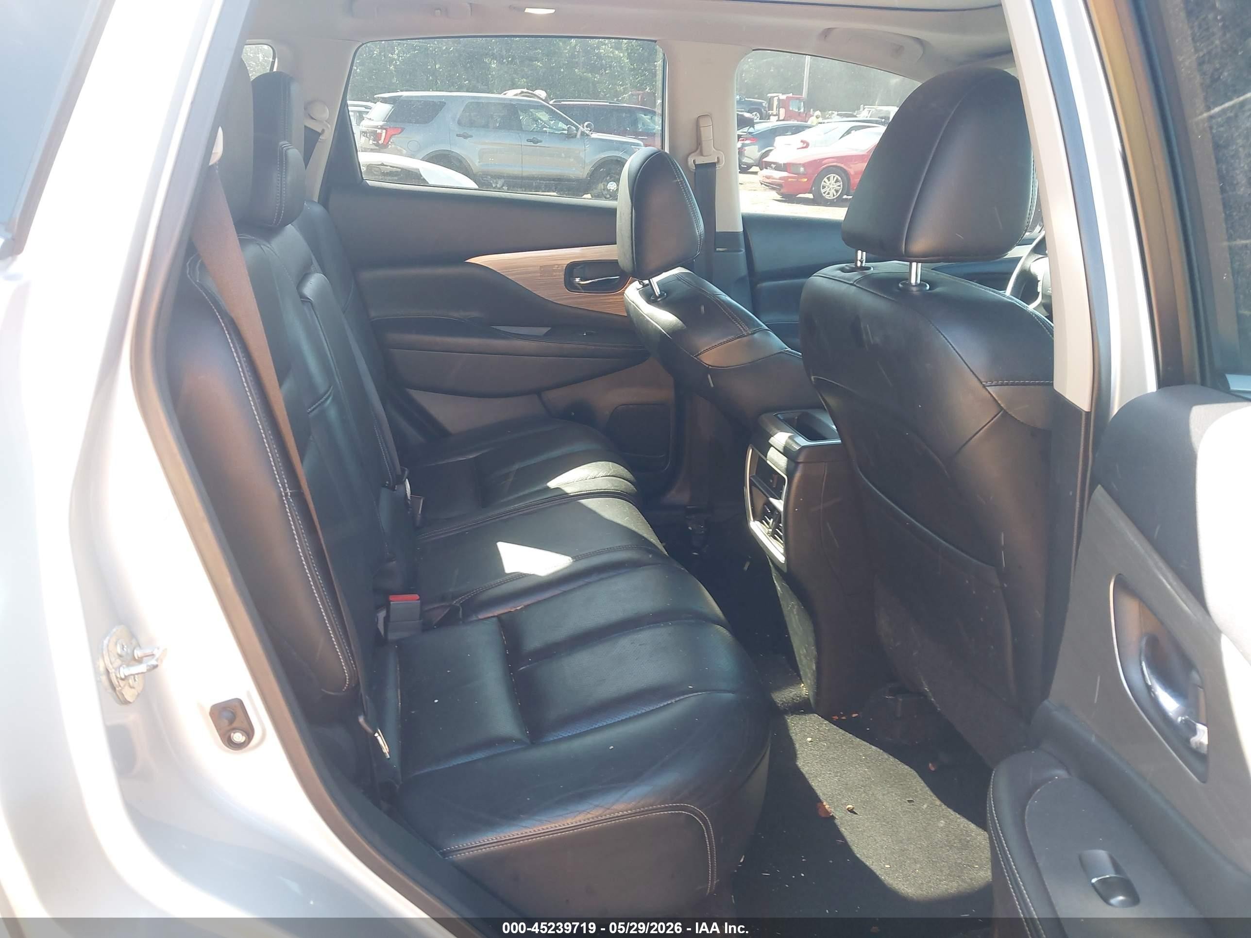 2015 Nissan Murano Sl Silver vin: 5N1AZ2MH3FN244237
