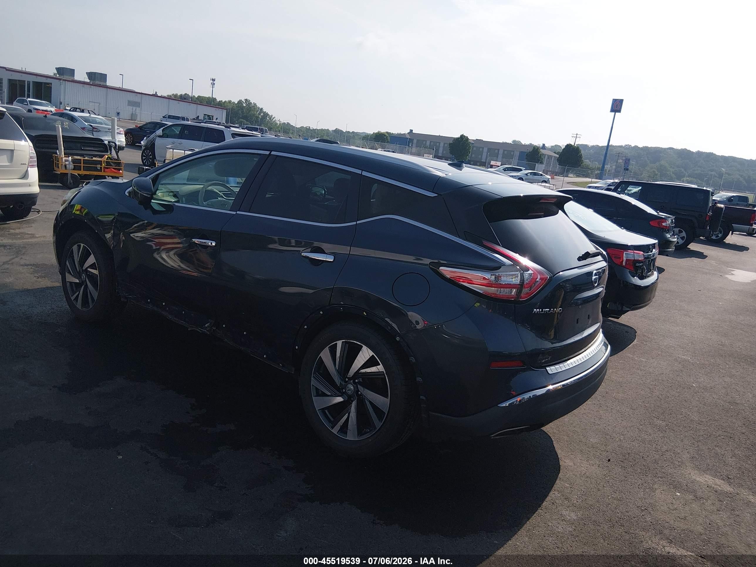 2015 Nissan Murano Platinum Blue vin: 5N1AZ2MH3FN250474