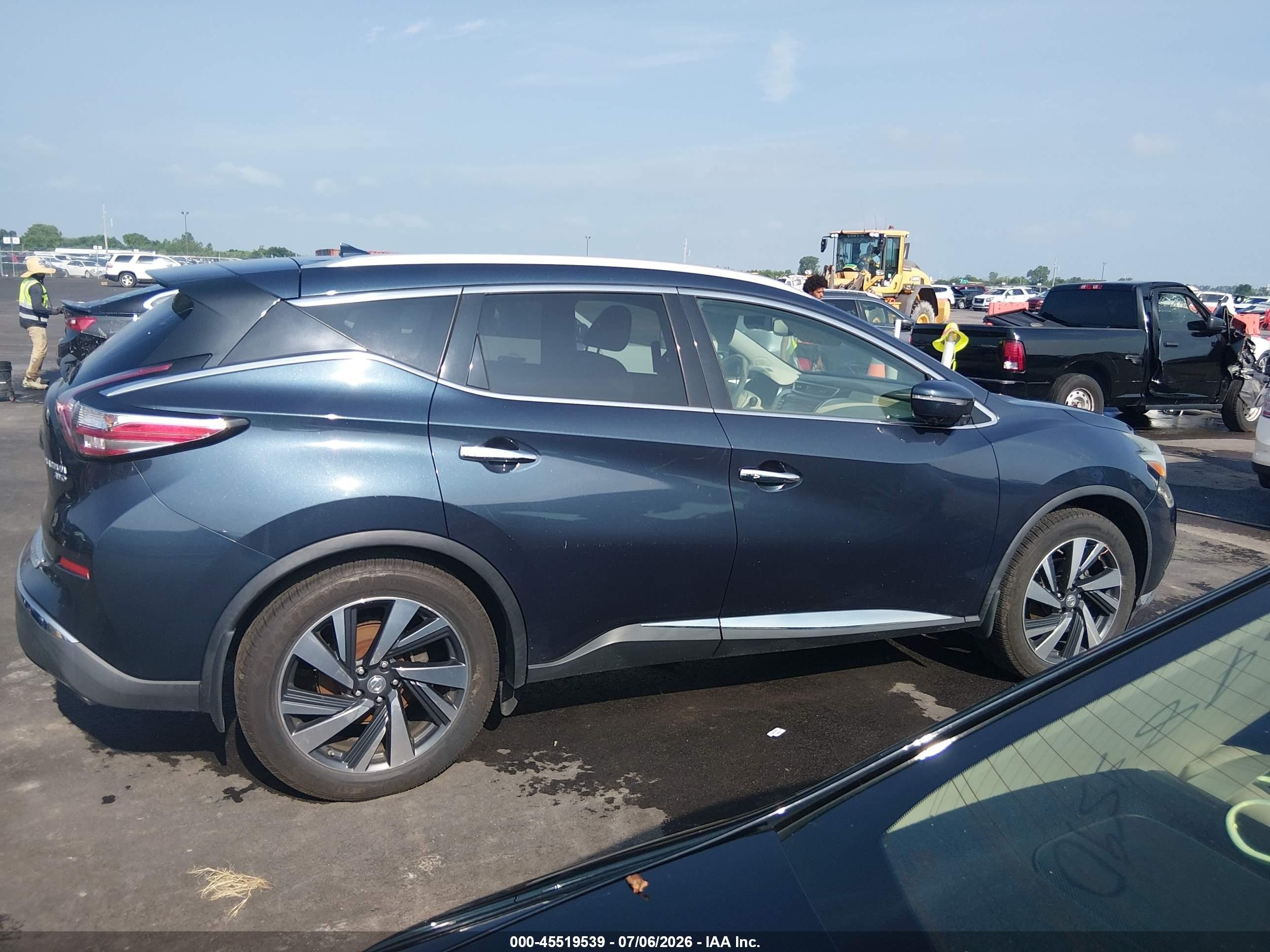 2015 Nissan Murano Platinum Blue vin: 5N1AZ2MH3FN250474