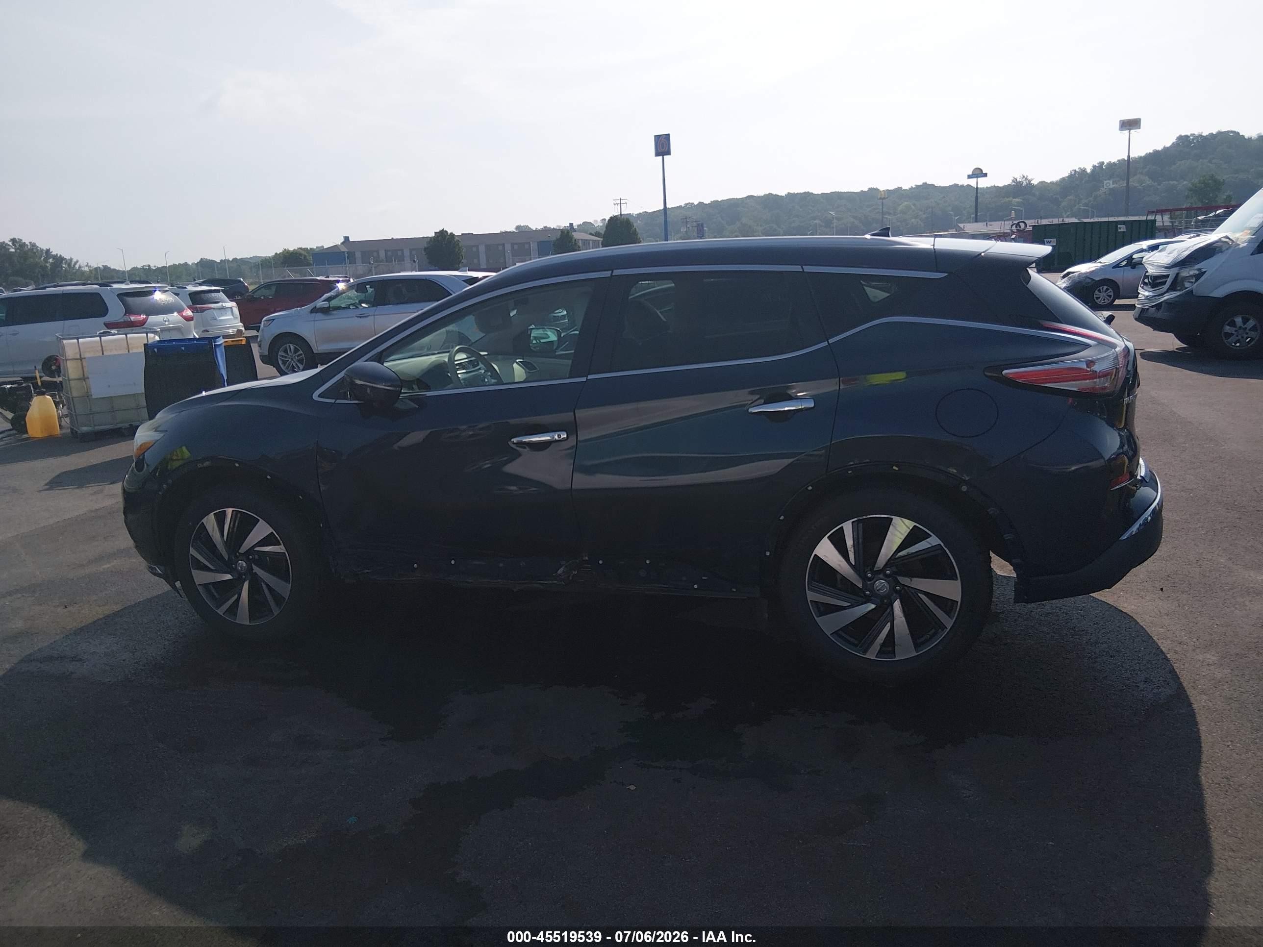 2015 Nissan Murano Platinum Blue vin: 5N1AZ2MH3FN250474