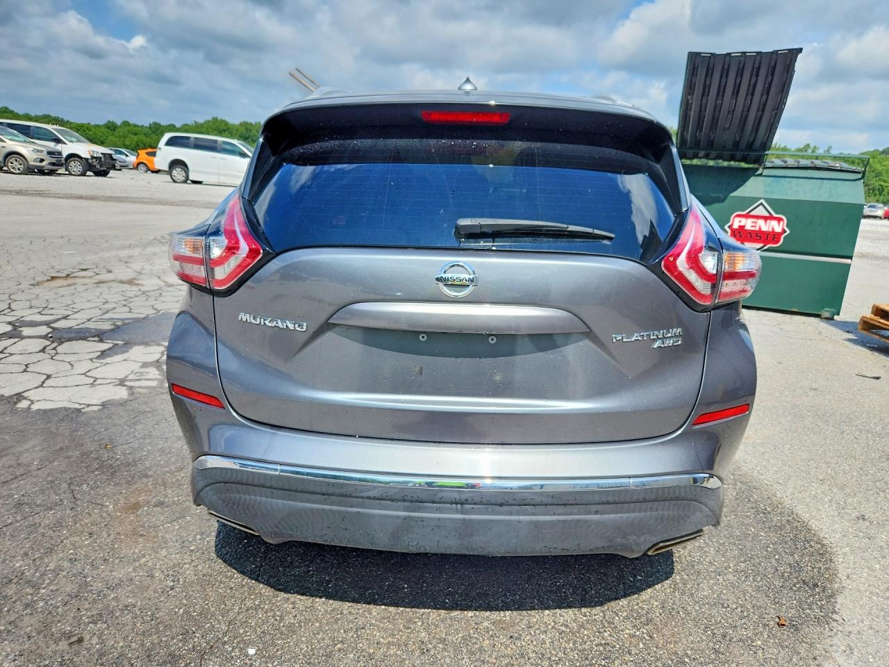 2015 Nissan Murano Platinum Gray vin: 5N1AZ2MH3FN255075