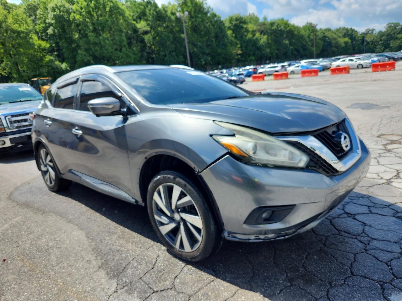 2015 Nissan Murano Platinum Gray vin: 5N1AZ2MH3FN255075