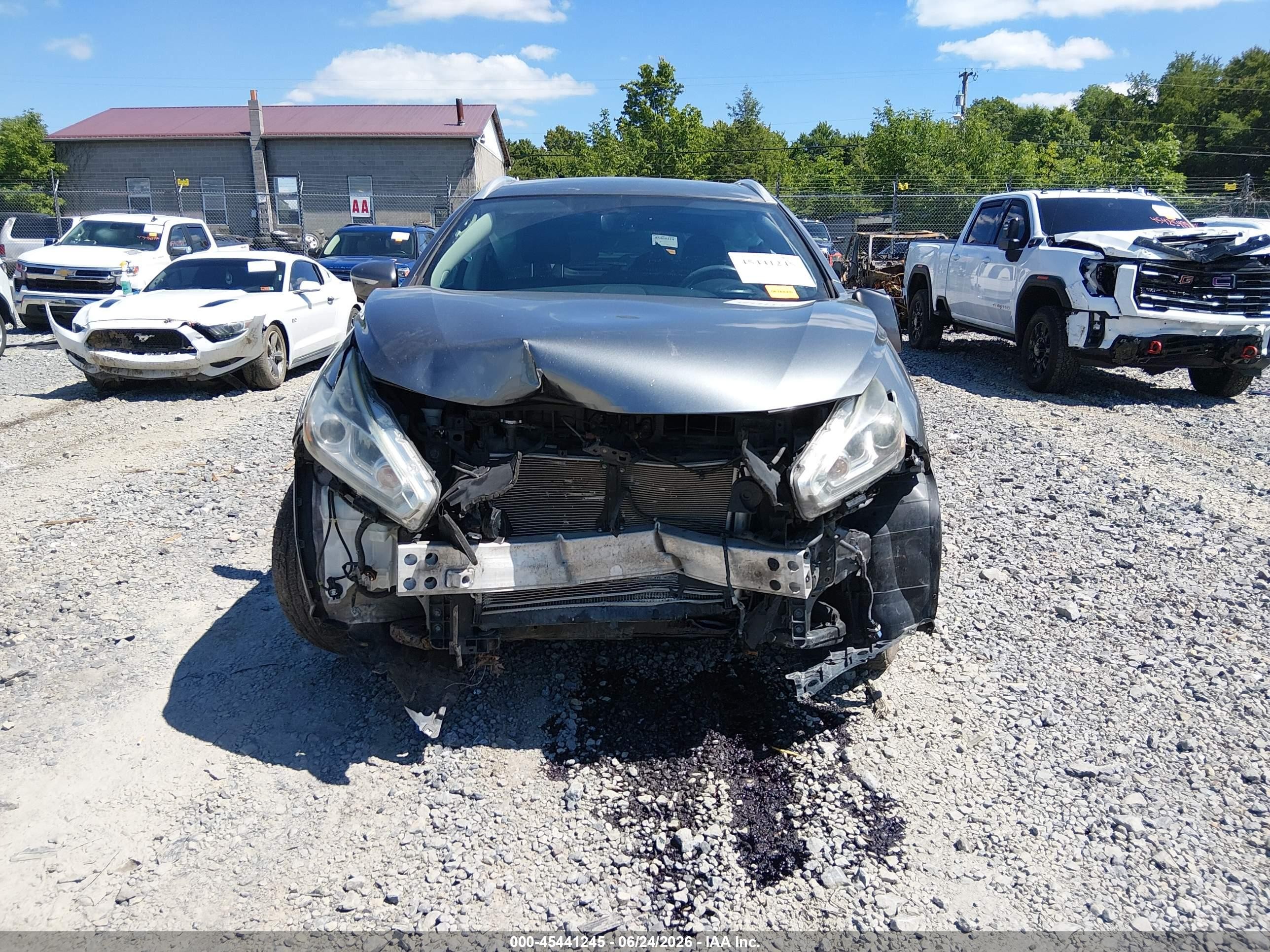 2015 Nissan Murano Platinum Серый vin: 5N1AZ2MH3FN262771