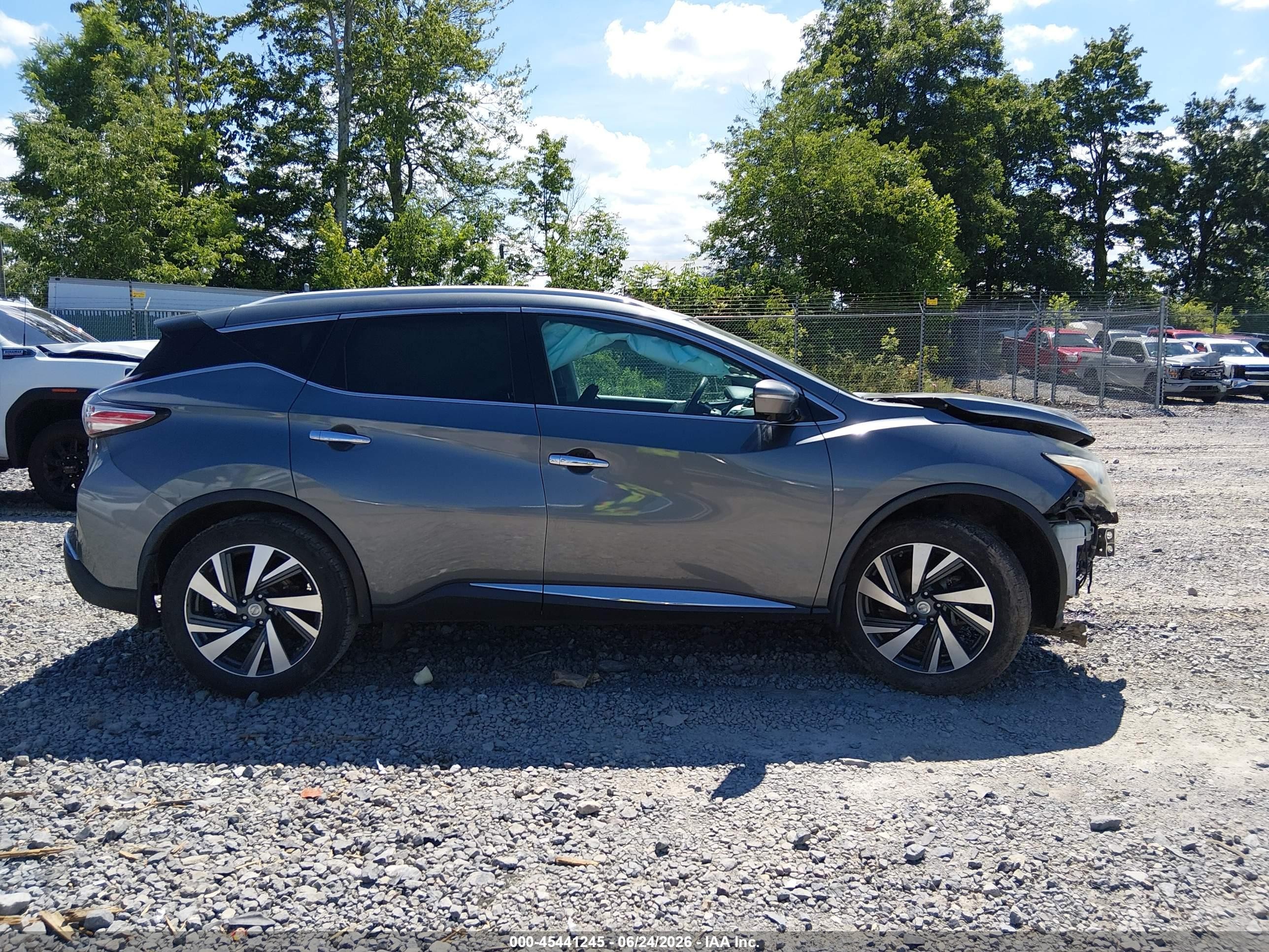 2015 Nissan Murano Platinum Серый vin: 5N1AZ2MH3FN262771