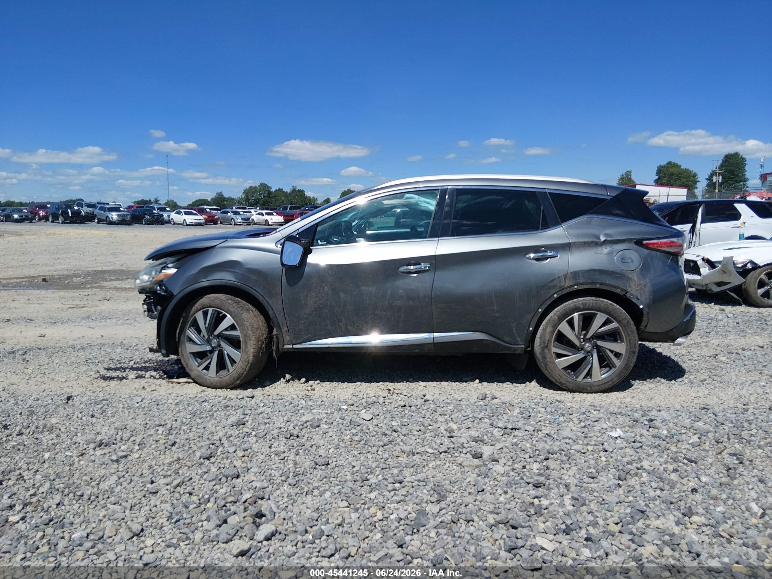 2015 Nissan Murano Platinum Серый vin: 5N1AZ2MH3FN262771