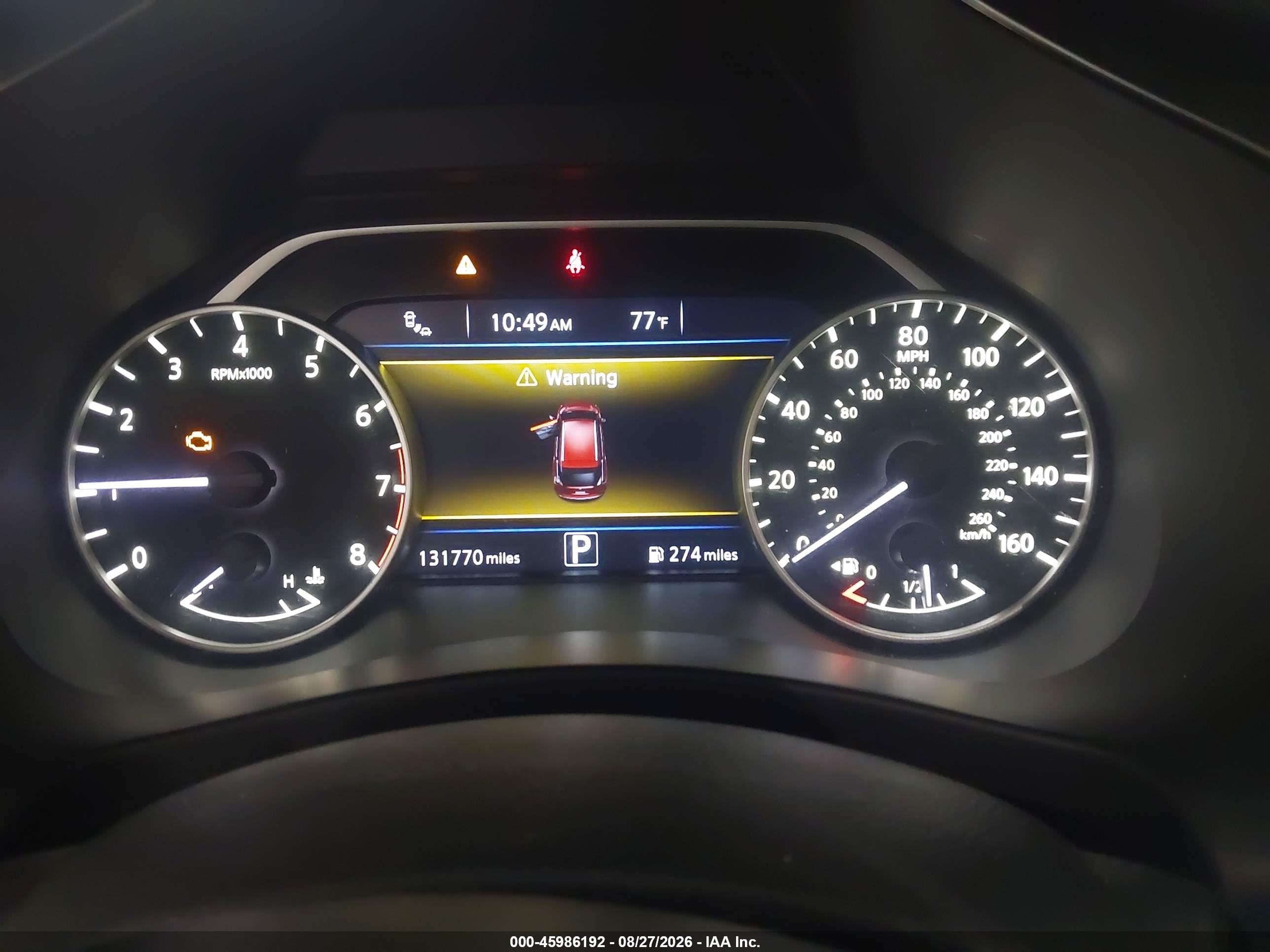 2015 Nissan Murano Sl Red vin: 5N1AZ2MH3FN271194