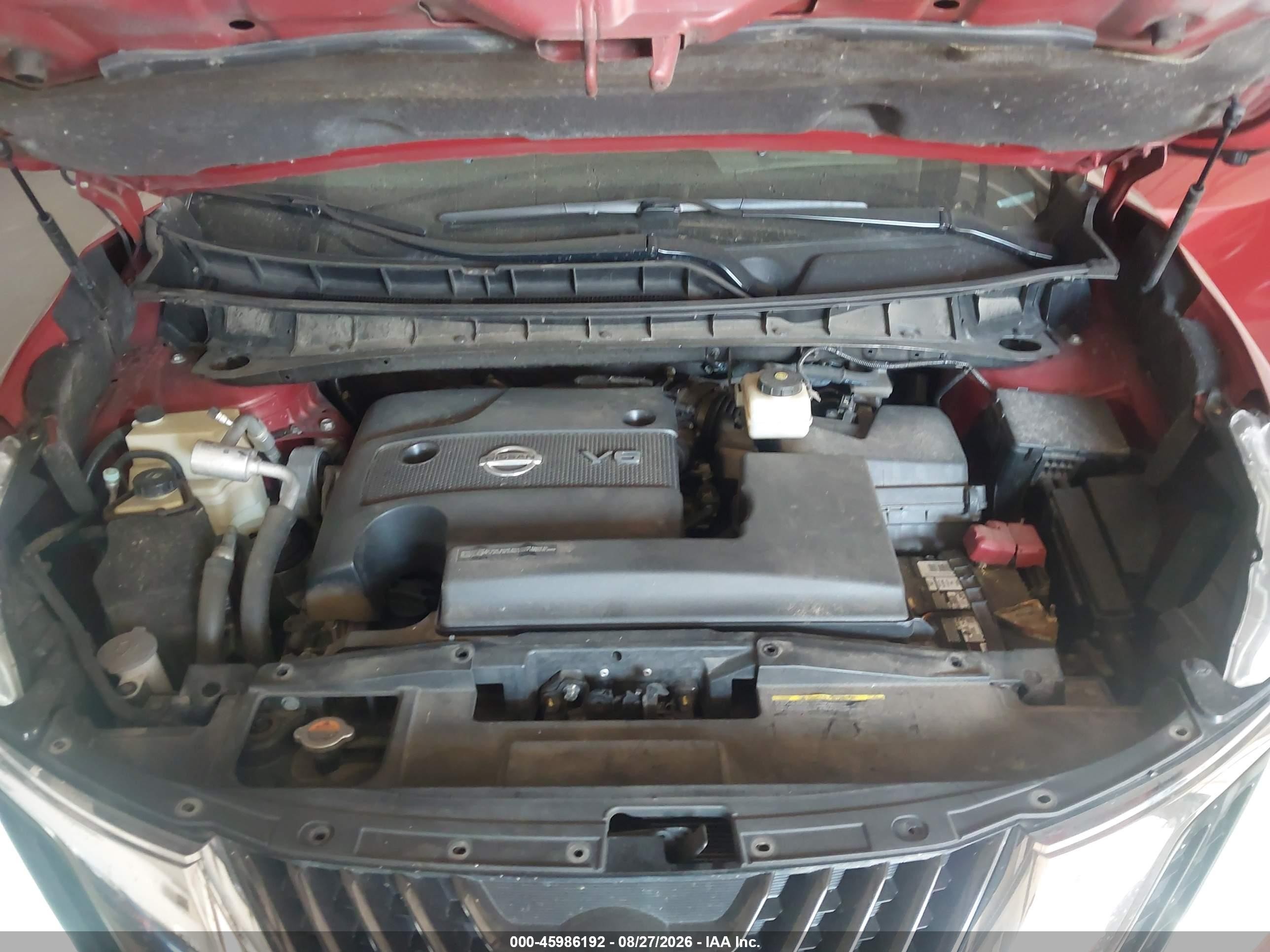2015 Nissan Murano Sl Red vin: 5N1AZ2MH3FN271194
