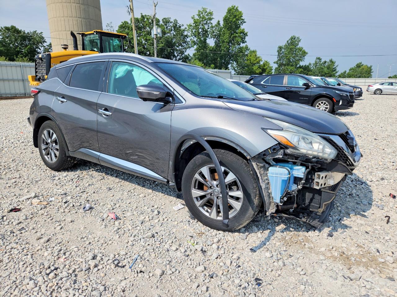 2015 Nissan Murano S Серебряный vin: 5N1AZ2MH3FN277805