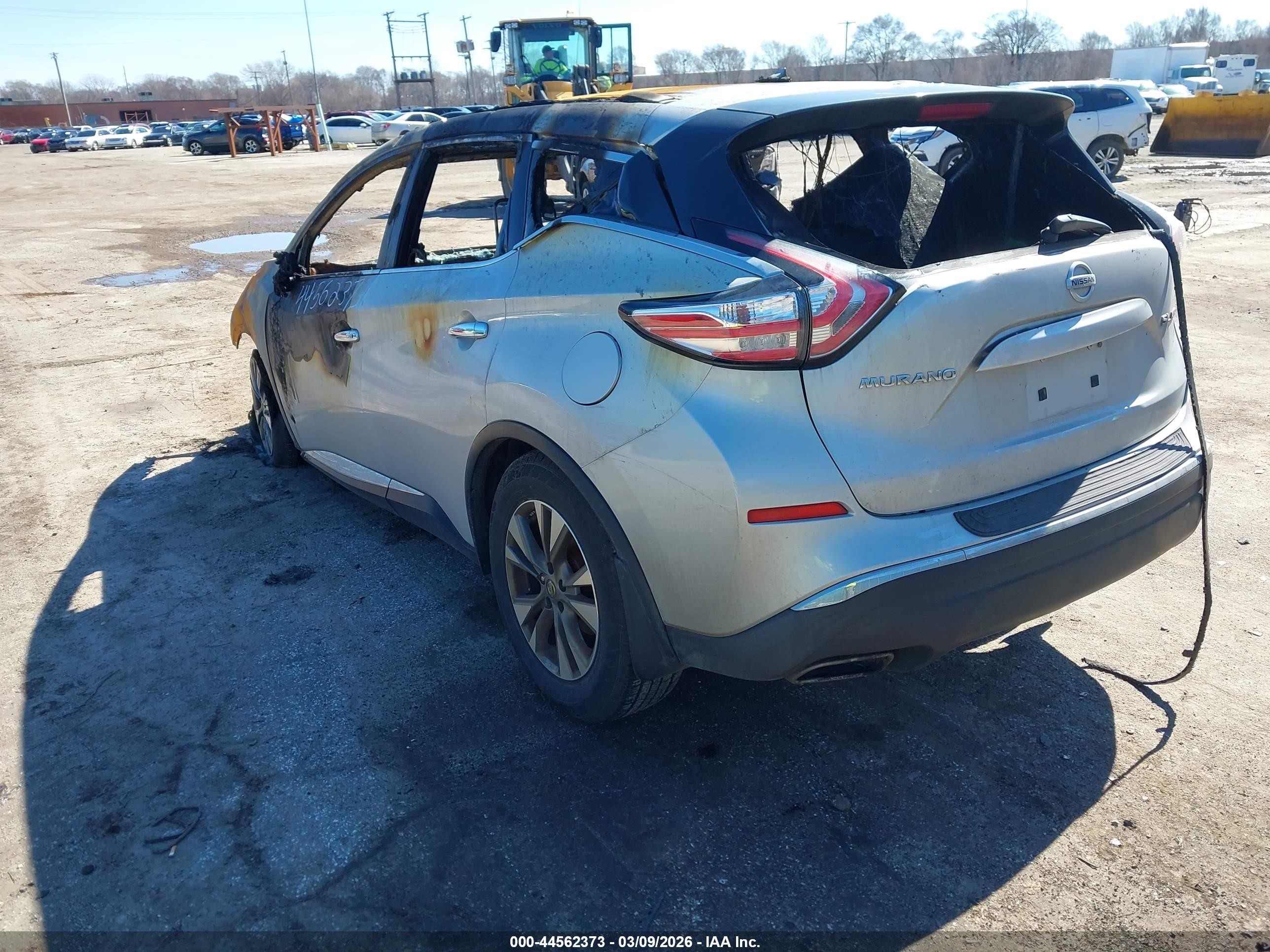2015 Nissan Murano Sl Gray vin: 5N1AZ2MH3FN280364