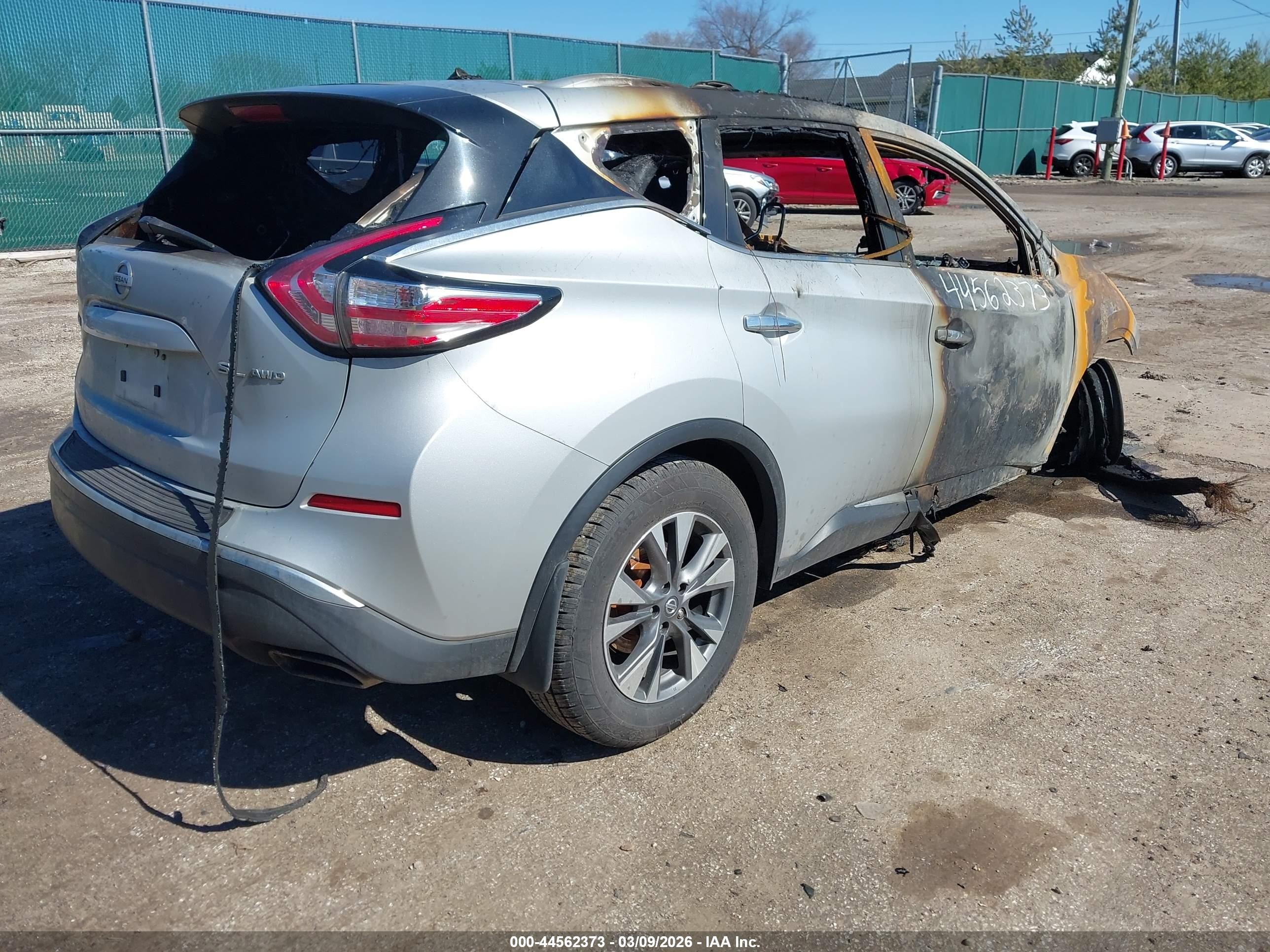 2015 Nissan Murano Sl Gray vin: 5N1AZ2MH3FN280364