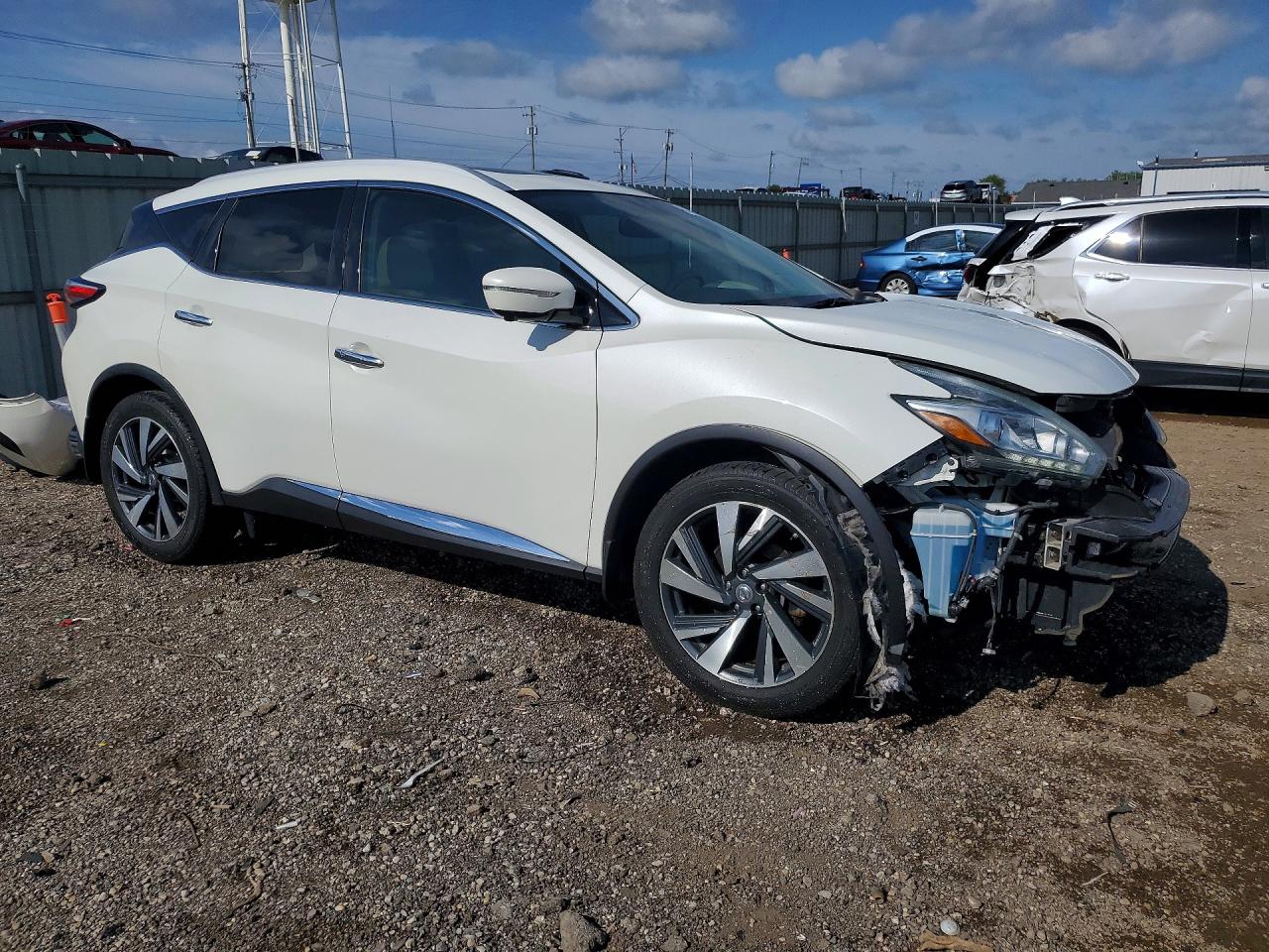 2015 Nissan Murano Platinum White vin: 5N1AZ2MH3FN282213