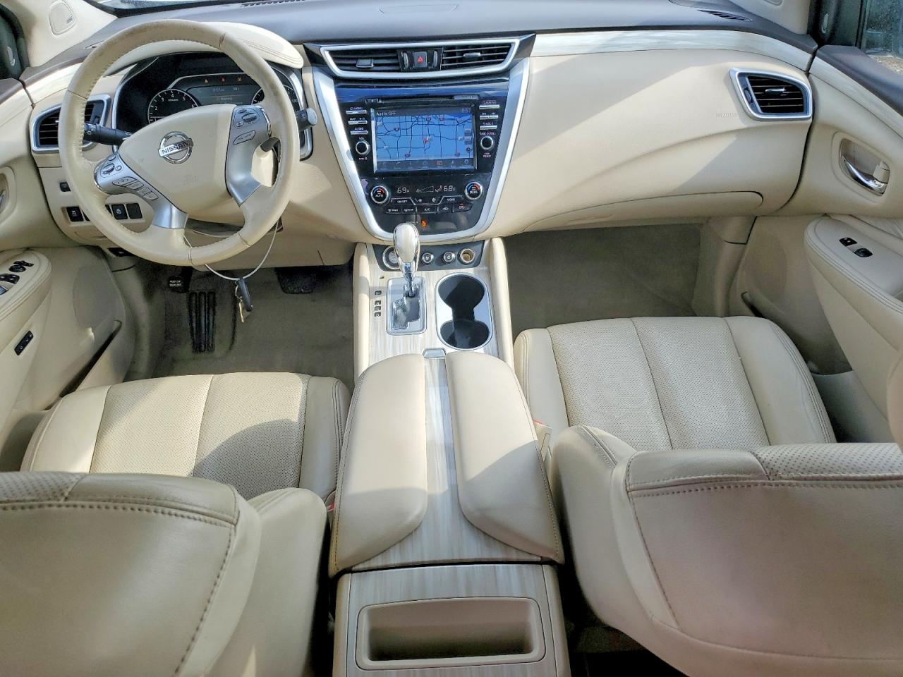 2015 Nissan Murano Platinum White vin: 5N1AZ2MH3FN282213
