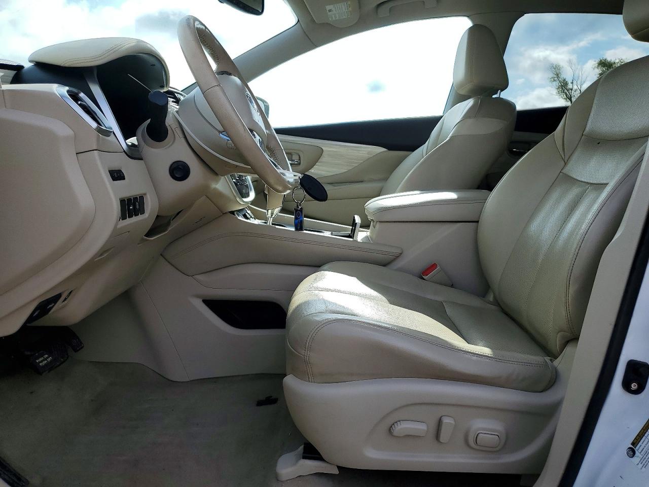 2015 Nissan Murano Platinum White vin: 5N1AZ2MH3FN282213