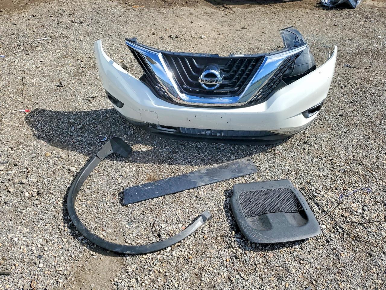2015 Nissan Murano Platinum White vin: 5N1AZ2MH3FN282213
