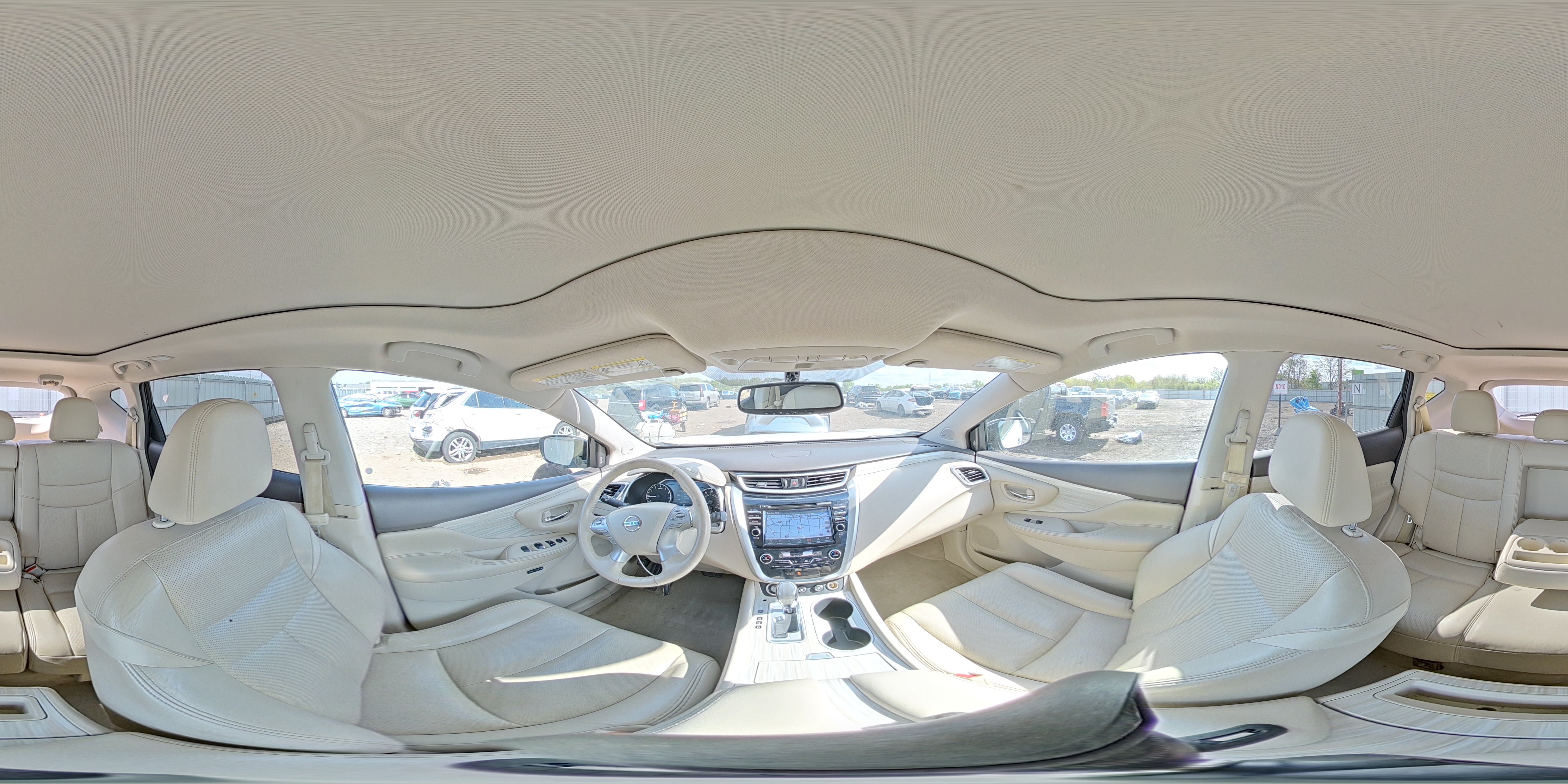 2015 Nissan Murano Platinum White vin: 5N1AZ2MH3FN282213