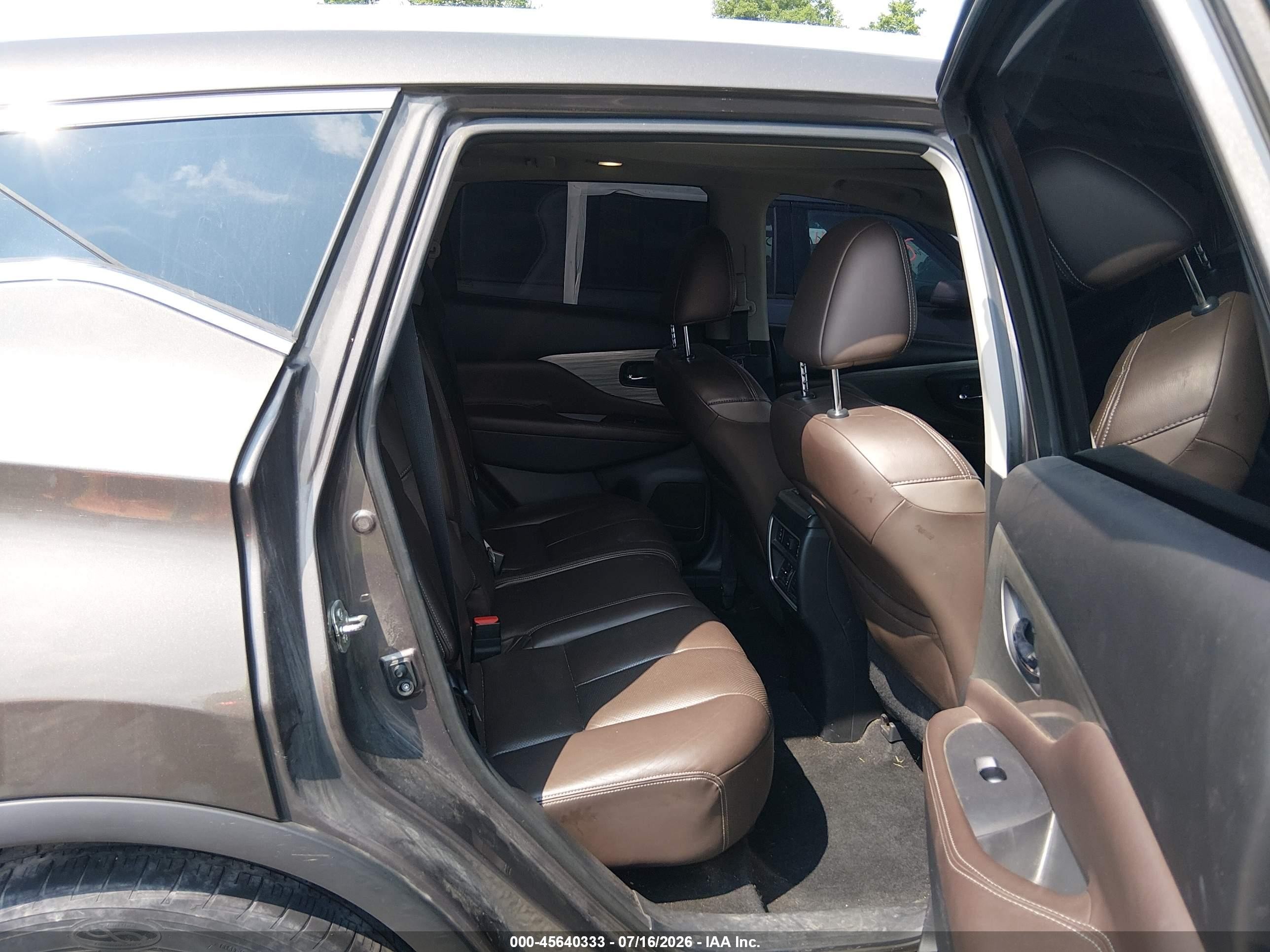 2015 Nissan Murano Platinum Brown vin: 5N1AZ2MH3FN282440