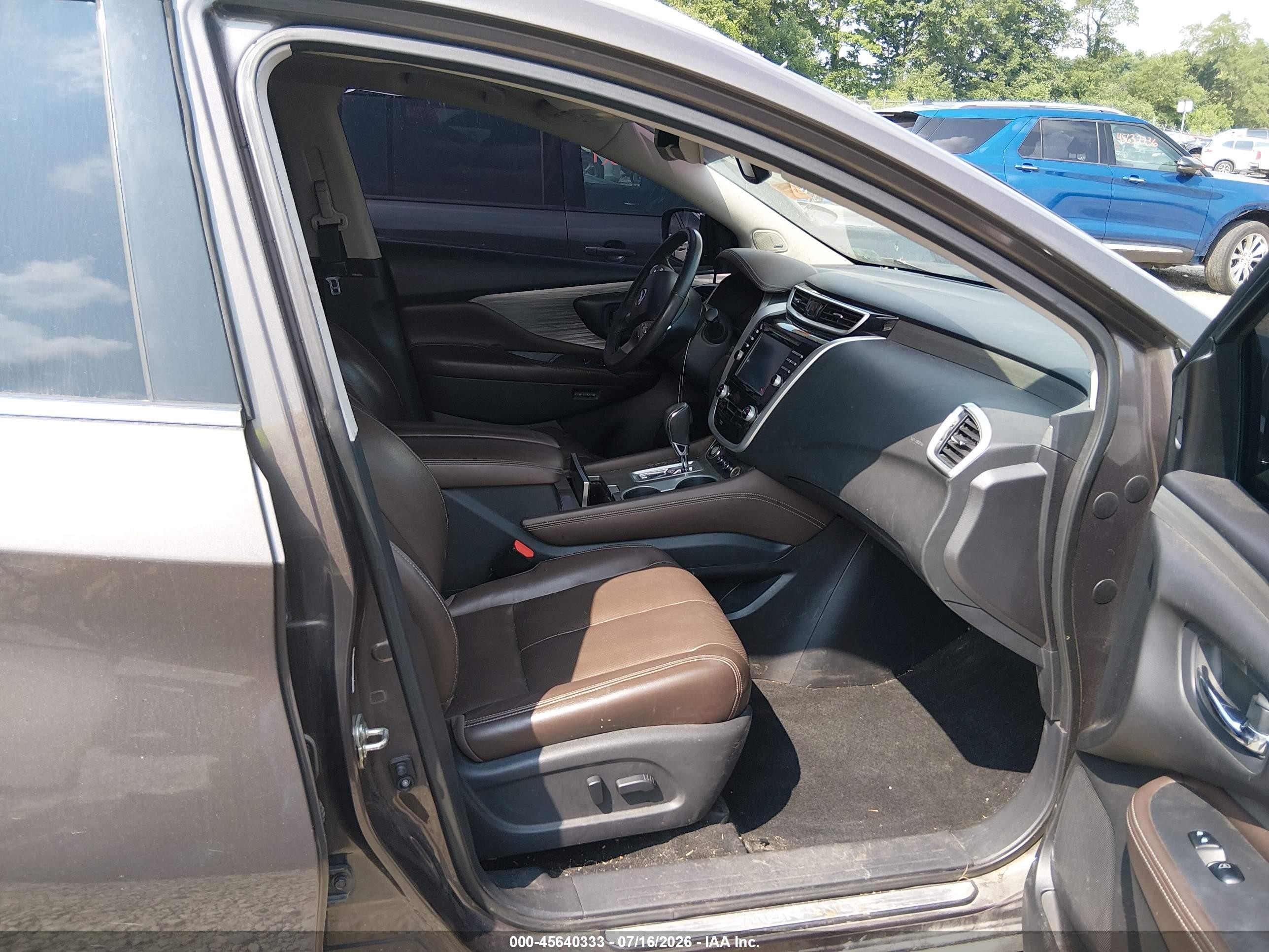 2015 Nissan Murano Platinum Brown vin: 5N1AZ2MH3FN282440
