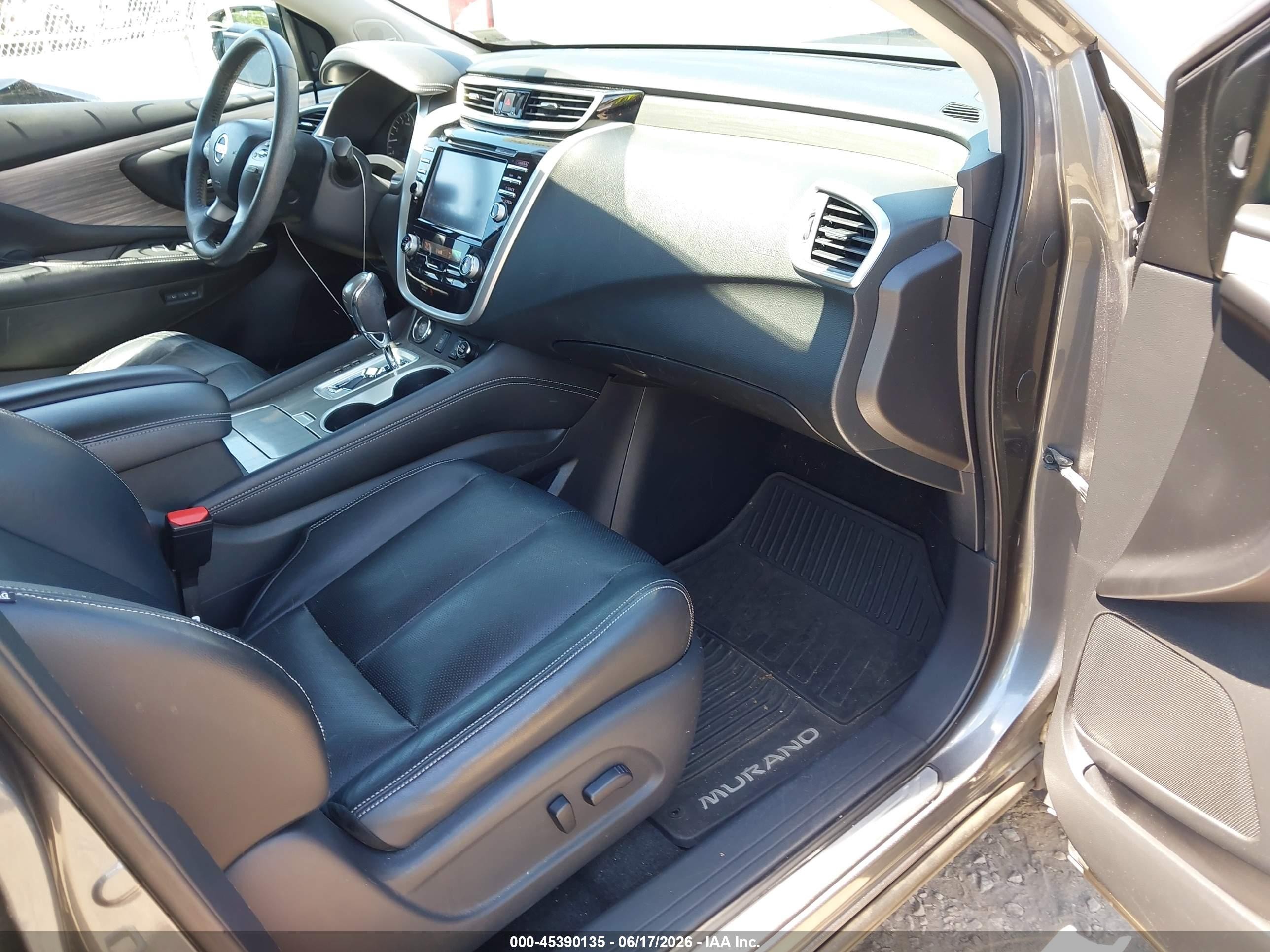 2015 Nissan Murano Sl Gray vin: 5N1AZ2MH3FN285516