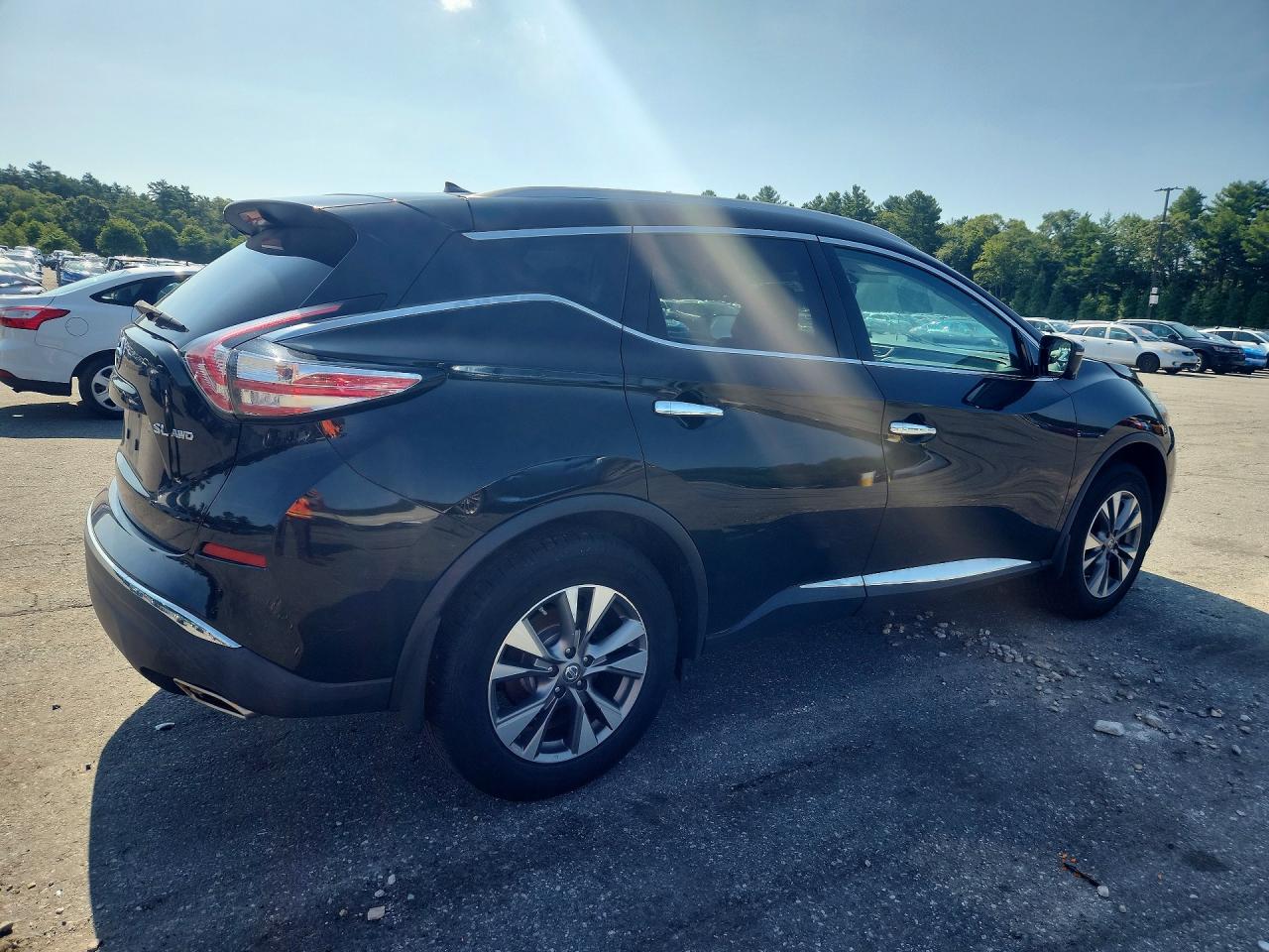 2015 Nissan Murano Sl Black vin: 5N1AZ2MH3FN286665