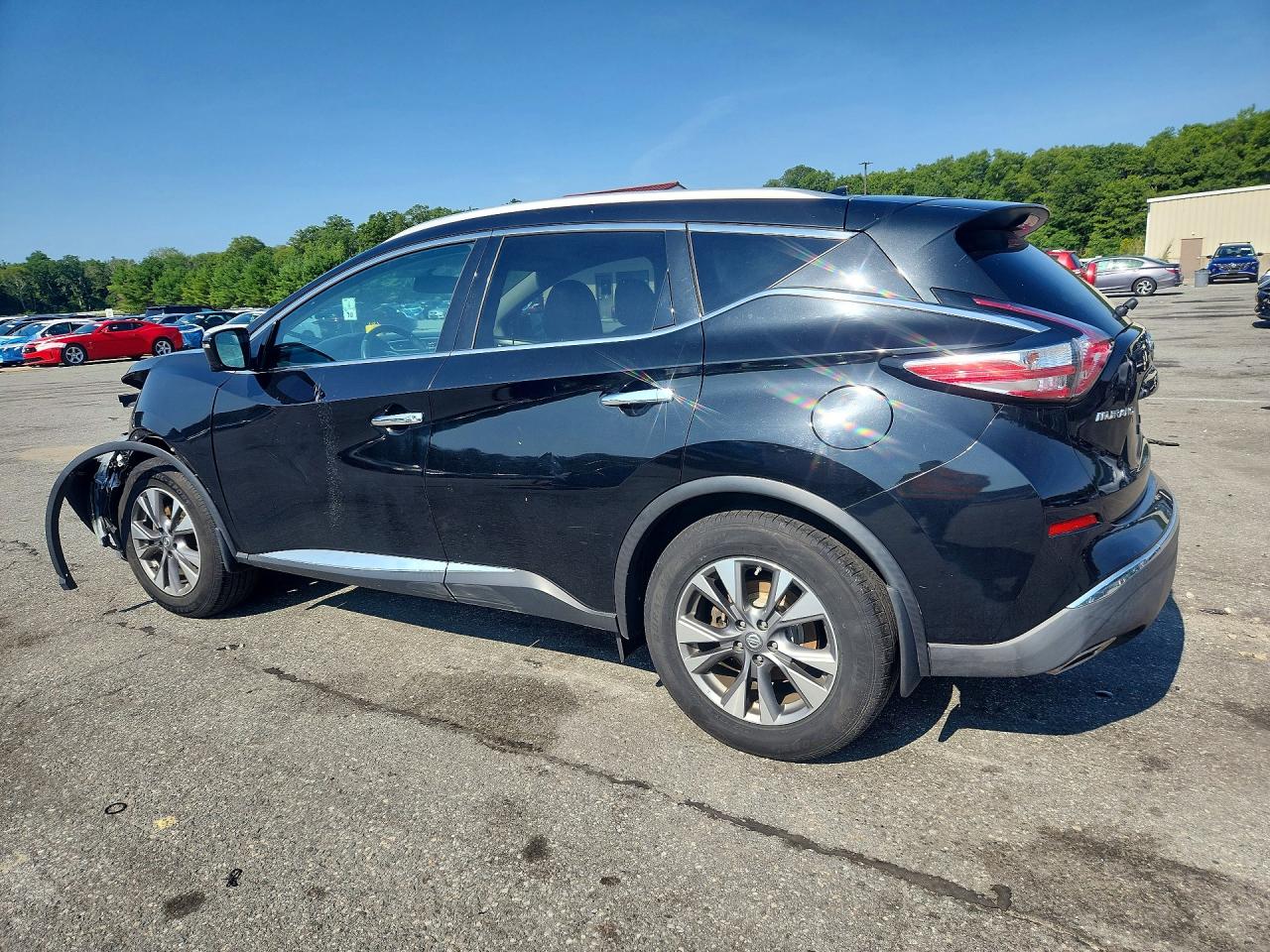 2015 Nissan Murano Sl Black vin: 5N1AZ2MH3FN286665