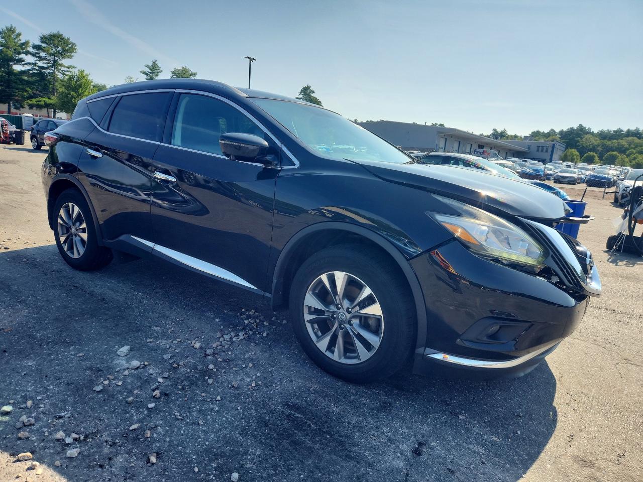 2015 Nissan Murano Sl Black vin: 5N1AZ2MH3FN286665
