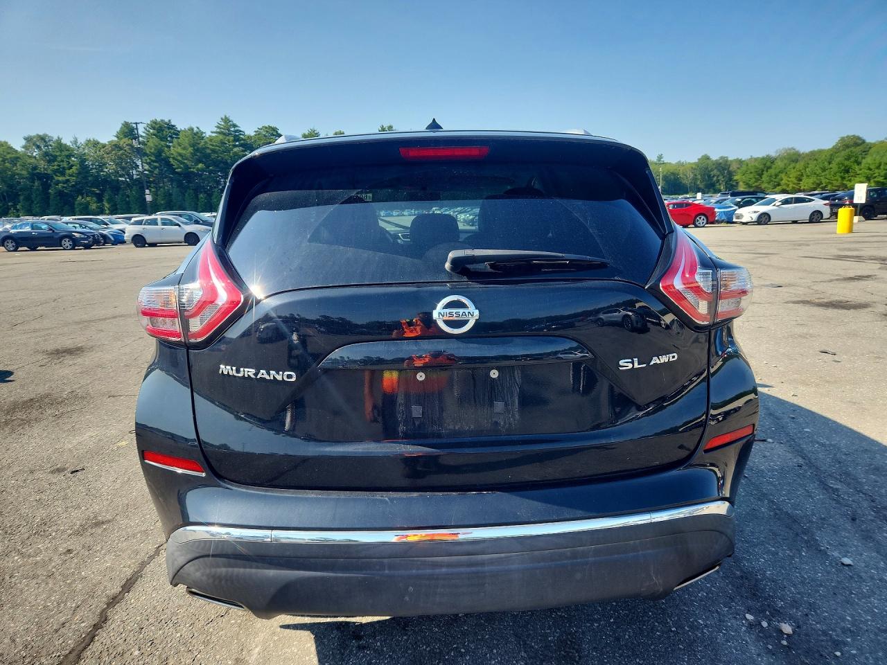 2015 Nissan Murano Sl Black vin: 5N1AZ2MH3FN286665