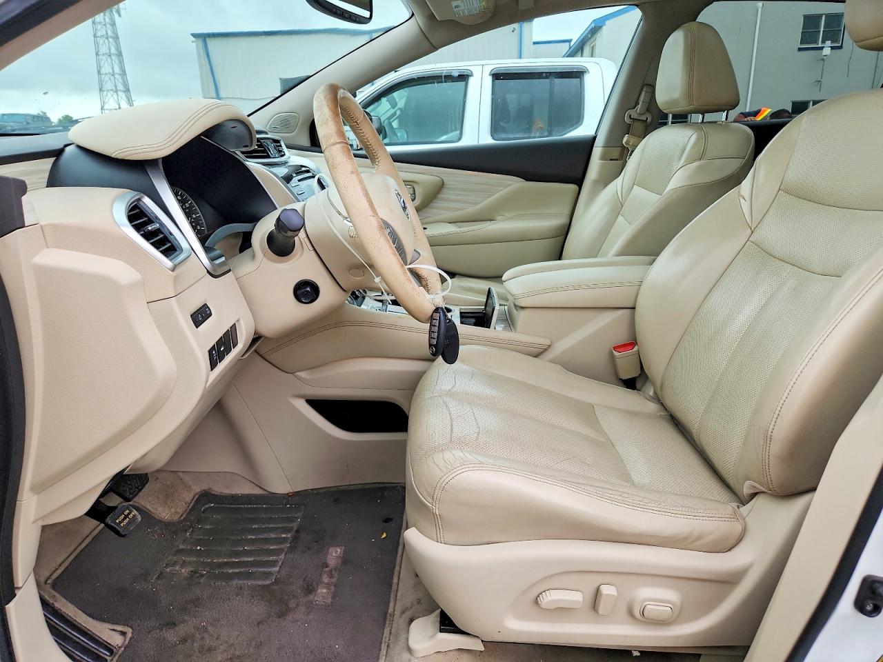 2015 Nissan Murano Platinum White vin: 5N1AZ2MH3FN286827