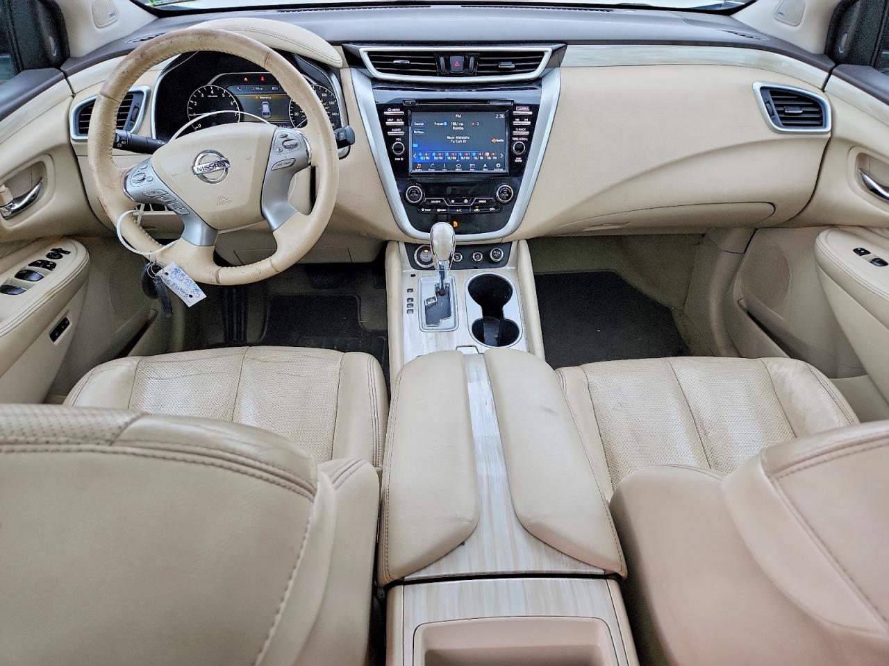 2015 Nissan Murano Platinum White vin: 5N1AZ2MH3FN286827