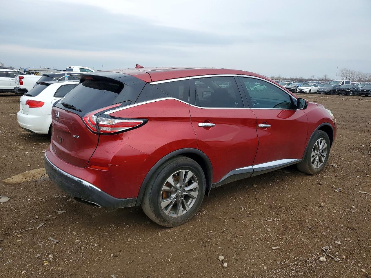2016 Nissan Murano S Red vin: 5N1AZ2MH3GN106943