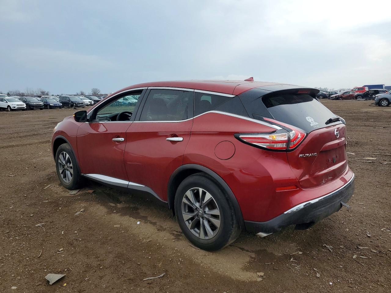 2016 Nissan Murano S Red vin: 5N1AZ2MH3GN106943