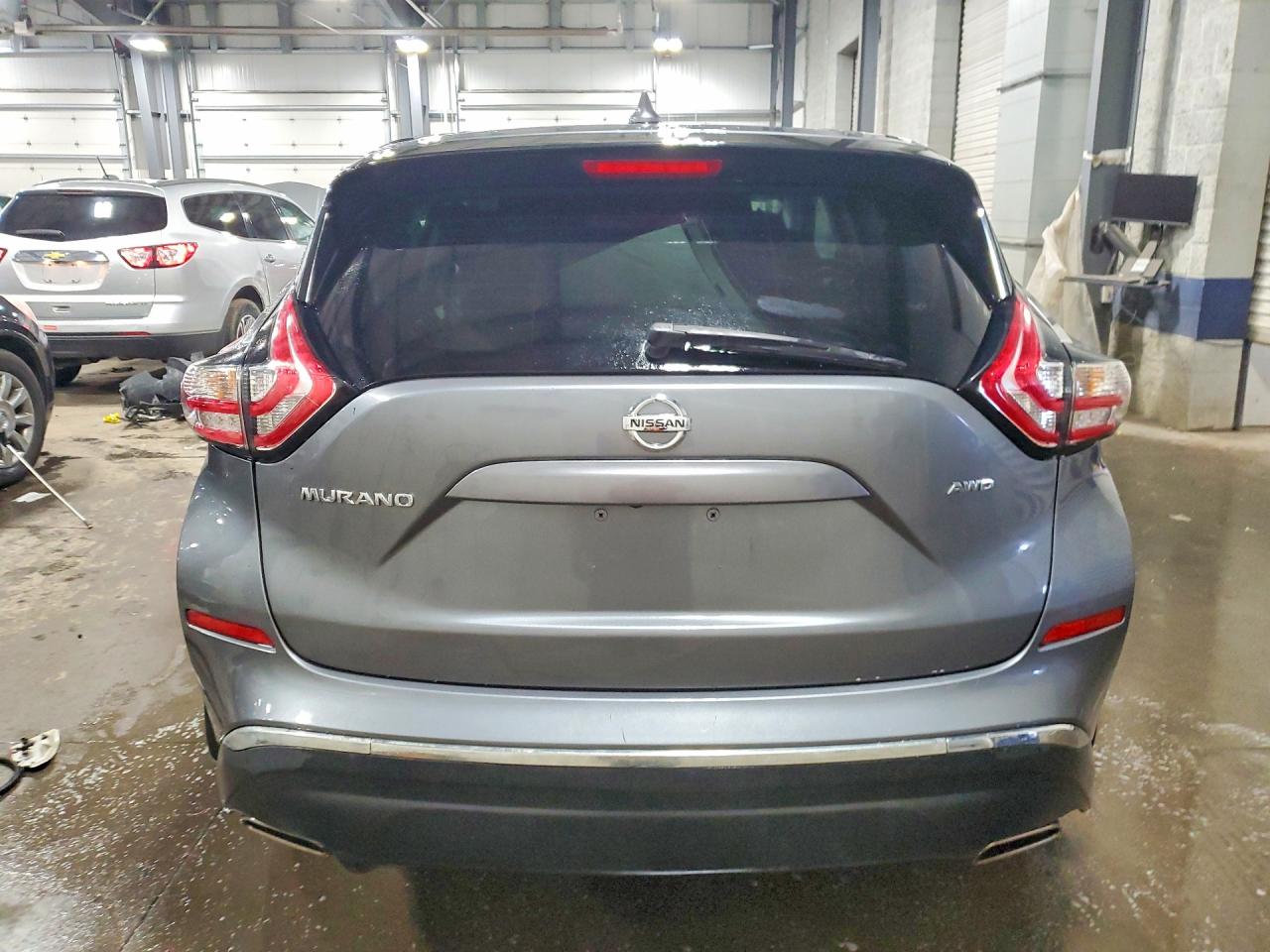2016 Nissan Murano S Серый vin: 5N1AZ2MH3GN149033