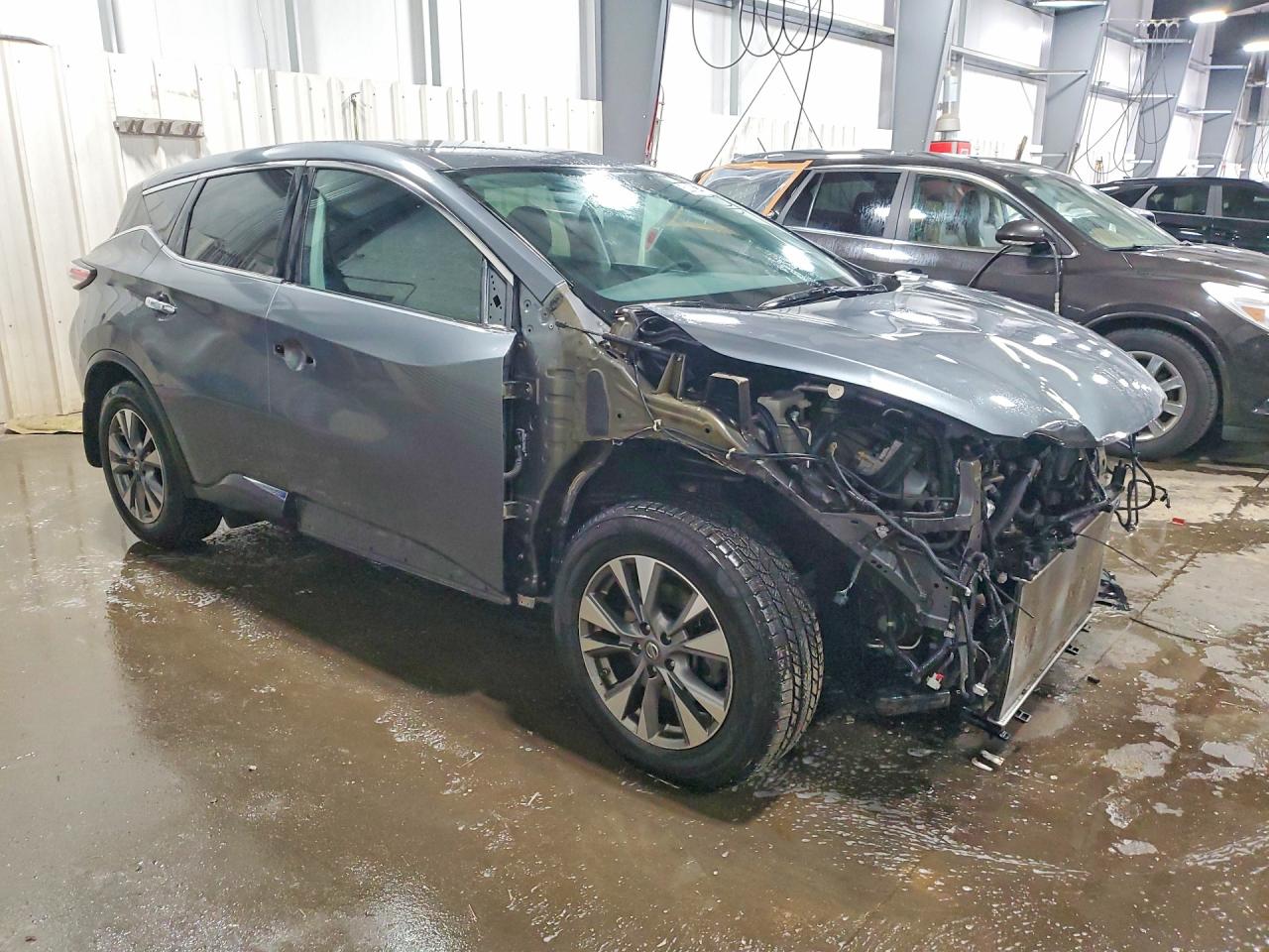 2016 Nissan Murano S Серый vin: 5N1AZ2MH3GN149033