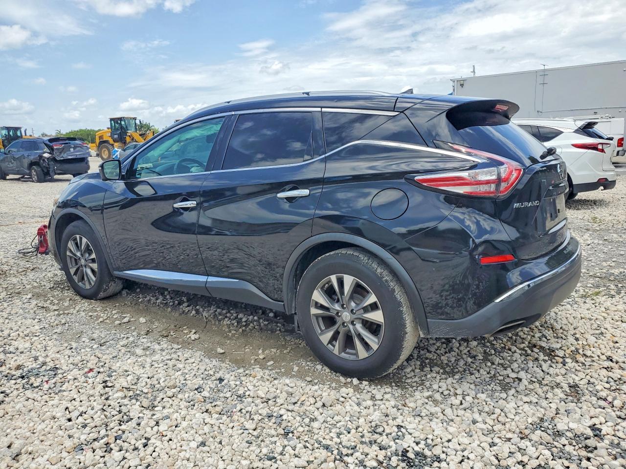 2015 Nissan Murano Sl Black vin: 5N1AZ2MH4FN200165