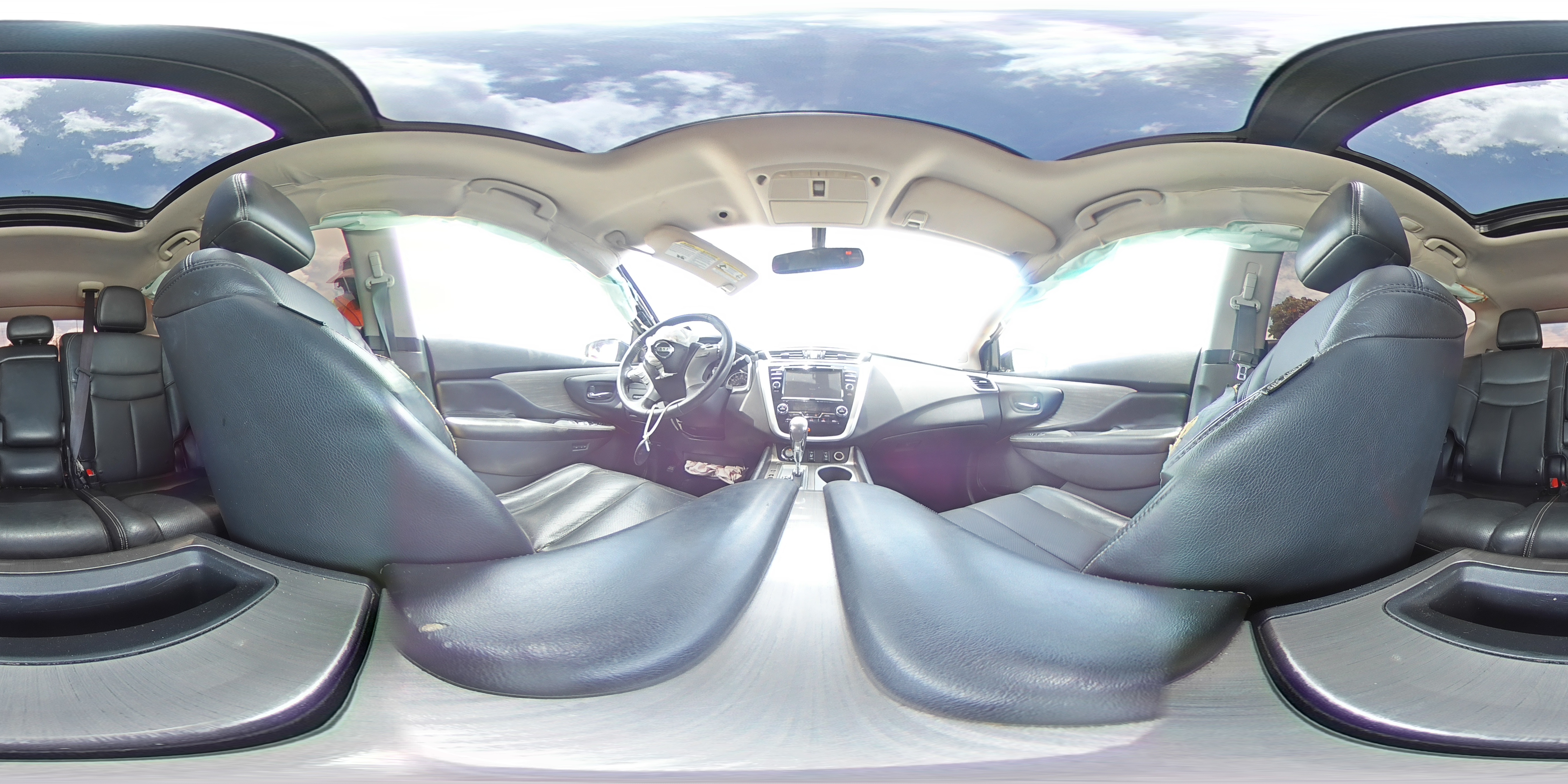 2015 Nissan Murano Sl Black vin: 5N1AZ2MH4FN200165