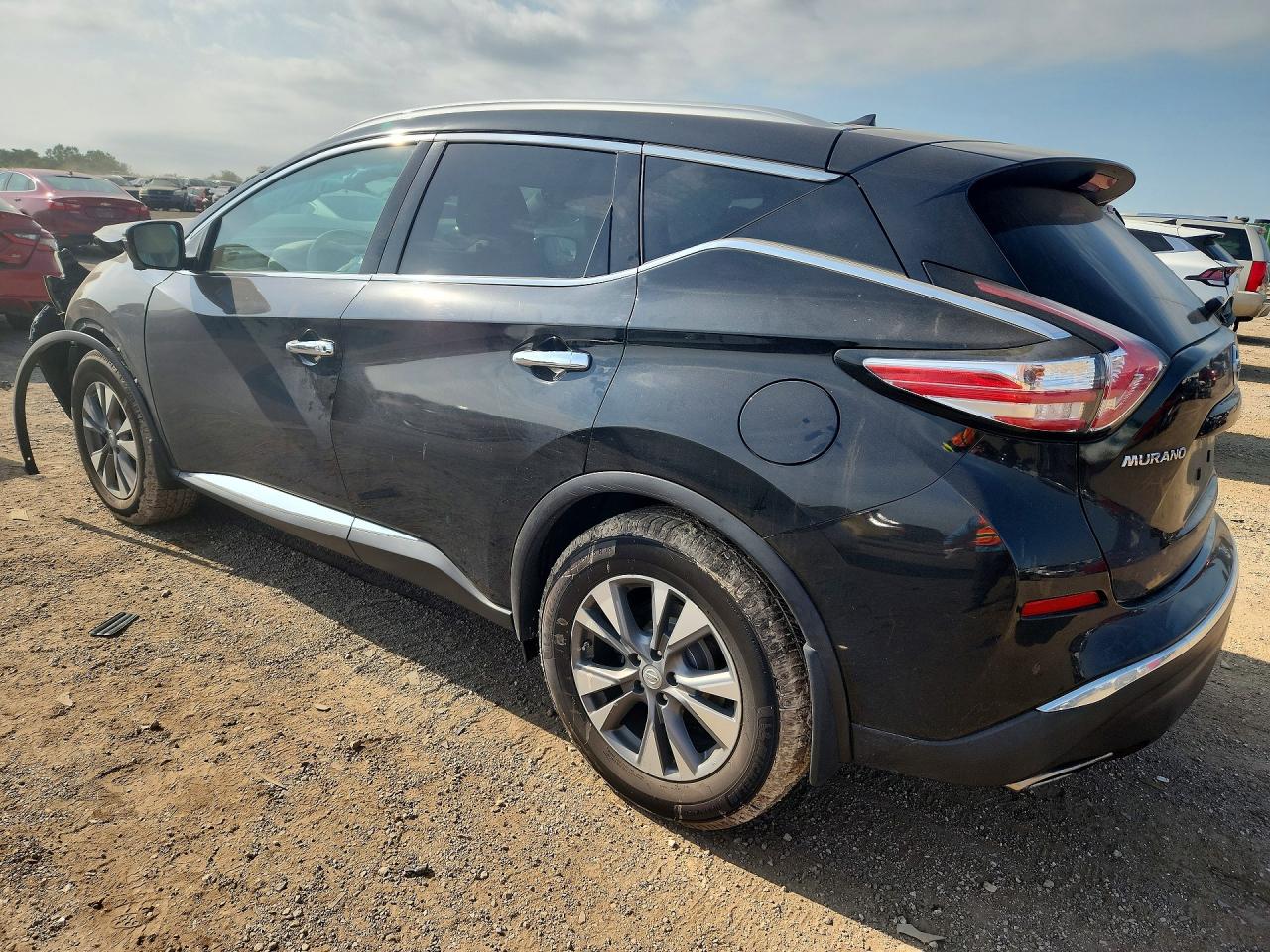 2015 Nissan Murano Sl Черный vin: 5N1AZ2MH4FN201588
