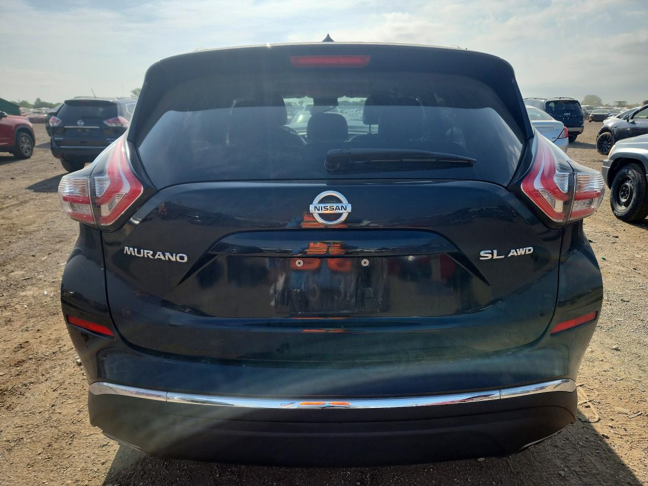 2015 Nissan Murano Sl Черный vin: 5N1AZ2MH4FN201588