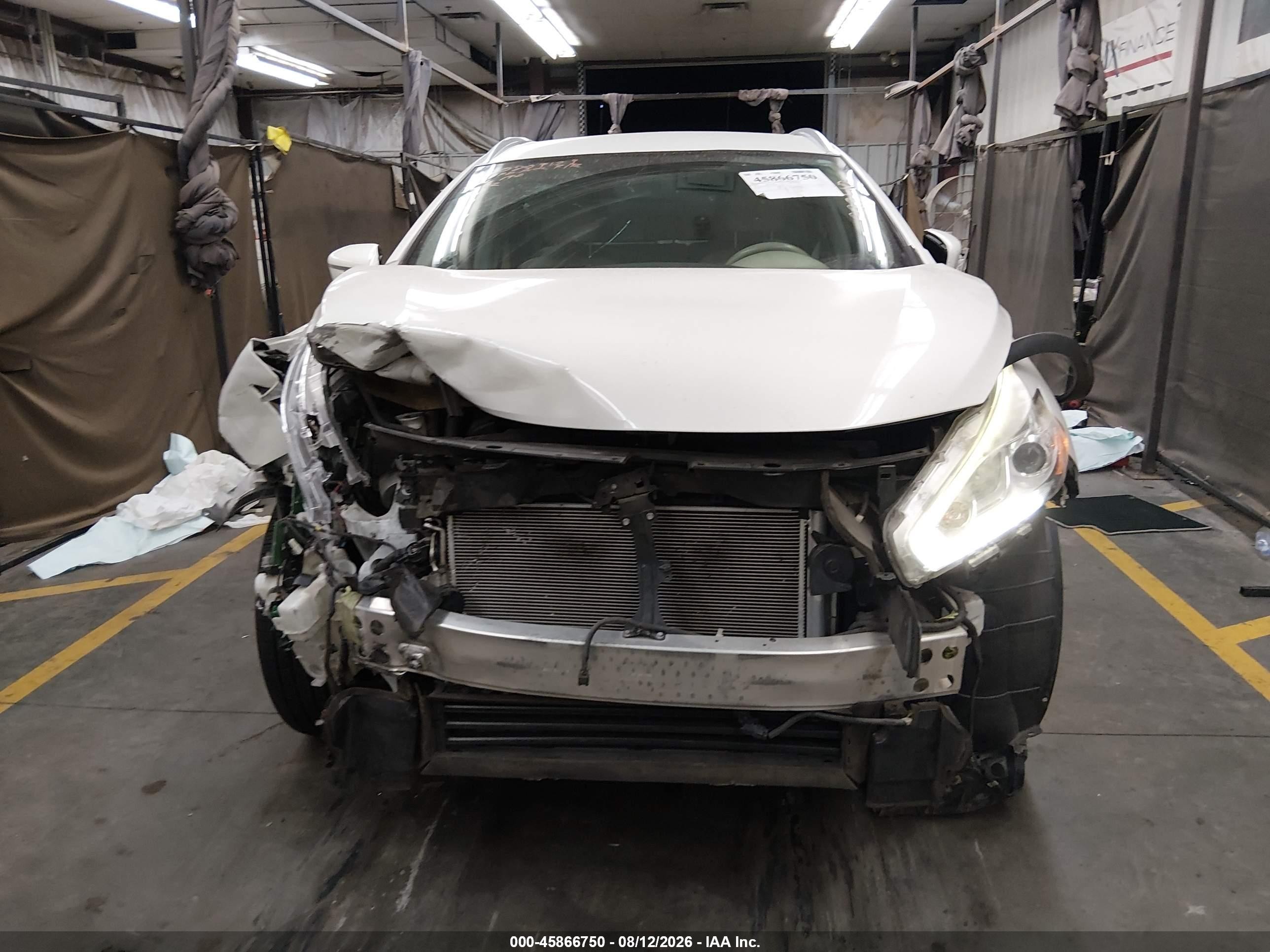 2015 Nissan Murano Sl White vin: 5N1AZ2MH4FN212042