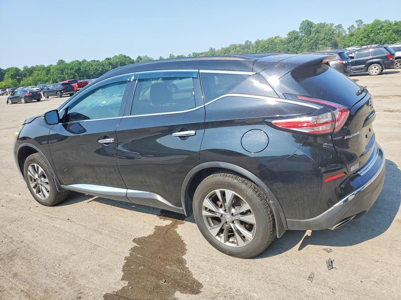 2015 Nissan Murano Sv Black vin: 5N1AZ2MH4FN216706