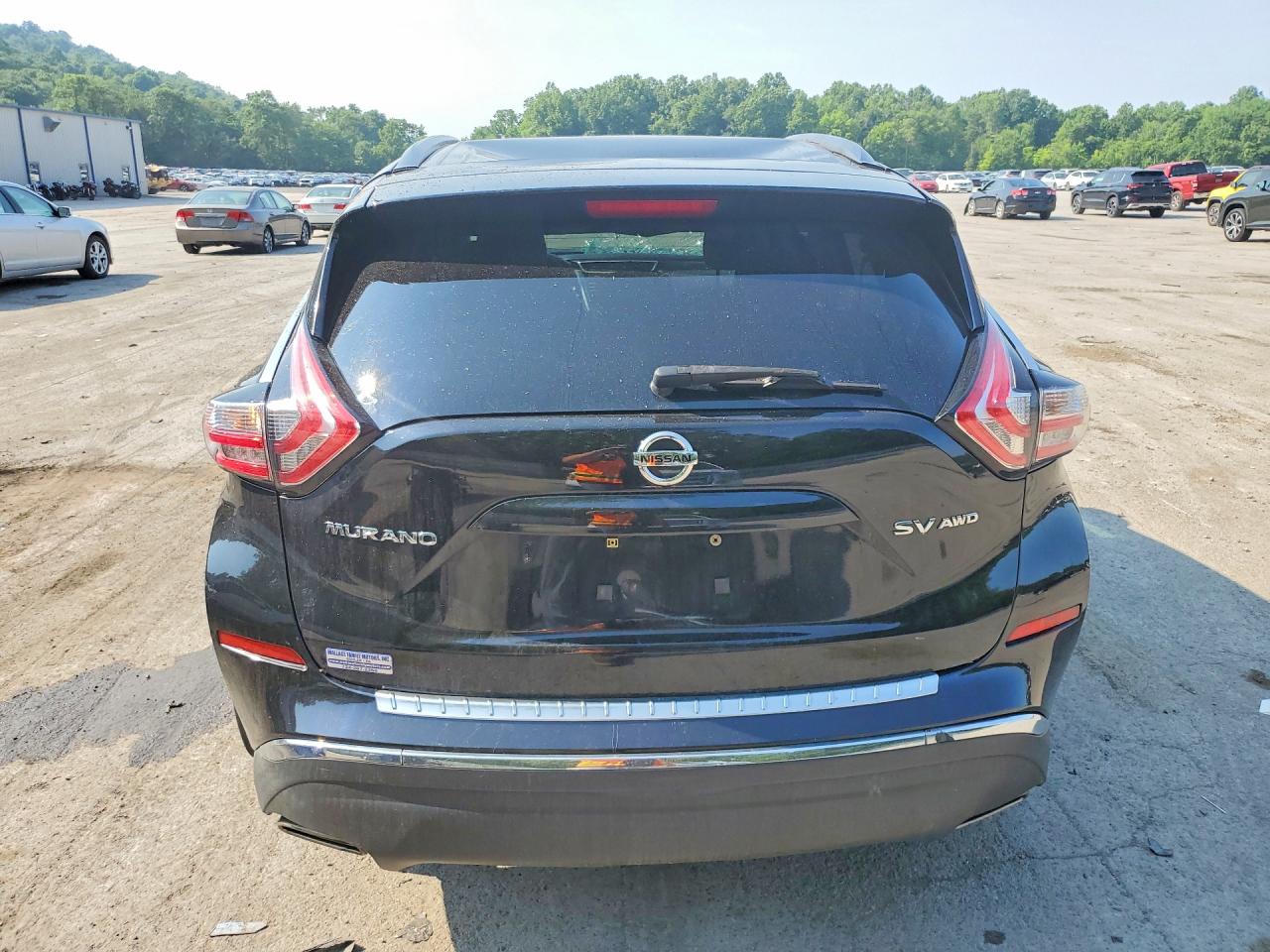 2015 Nissan Murano Sv Black vin: 5N1AZ2MH4FN216706