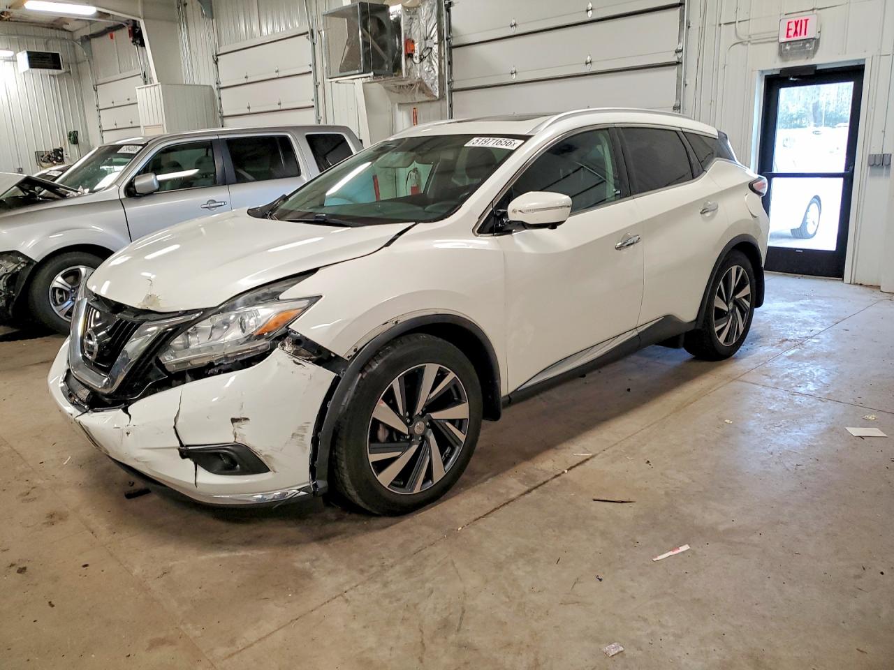 2015 Nissan Murano S White vin: 5N1AZ2MH4FN218942