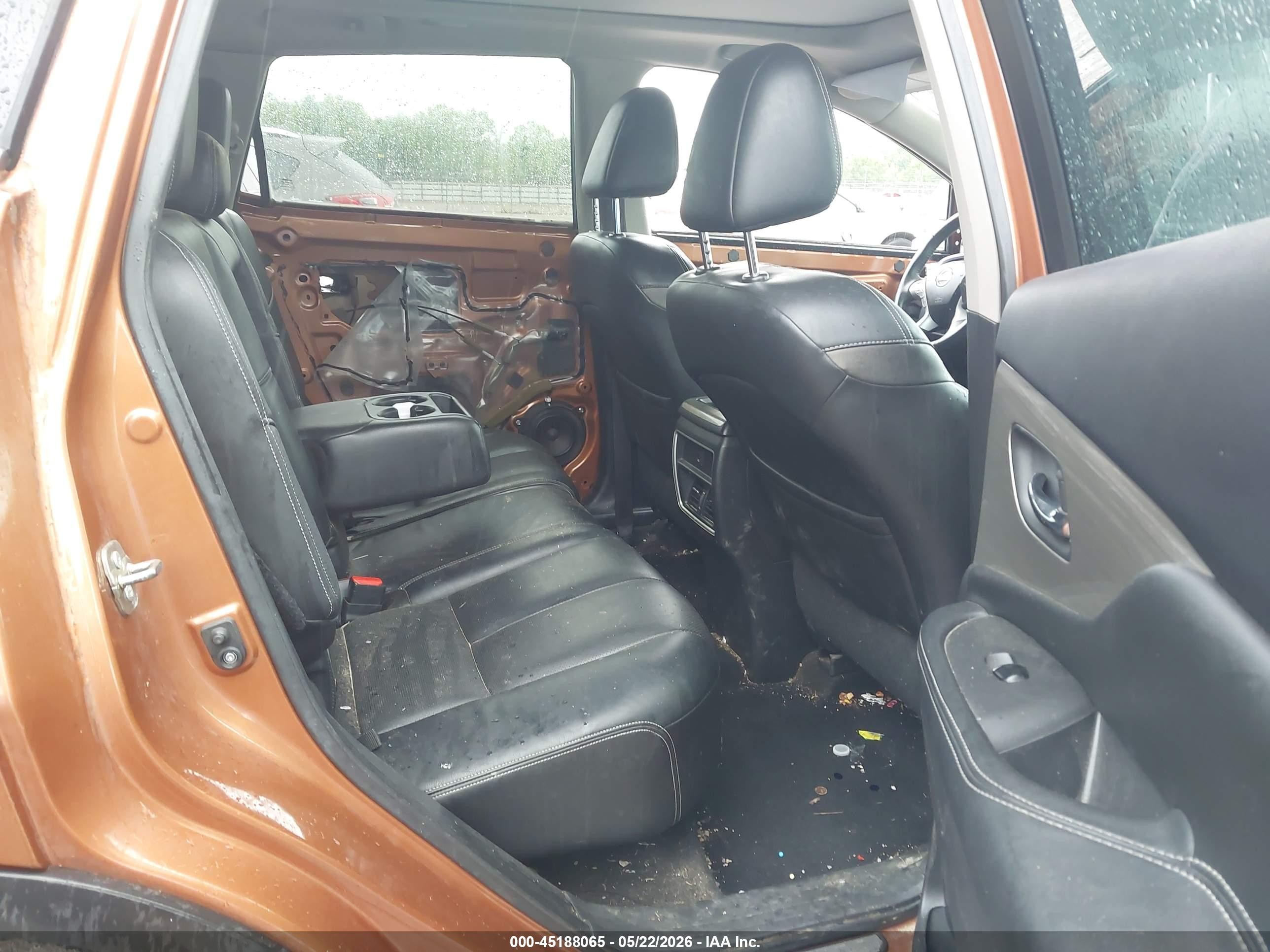 2015 Nissan Murano Sl Orange vin: 5N1AZ2MH4FN219766