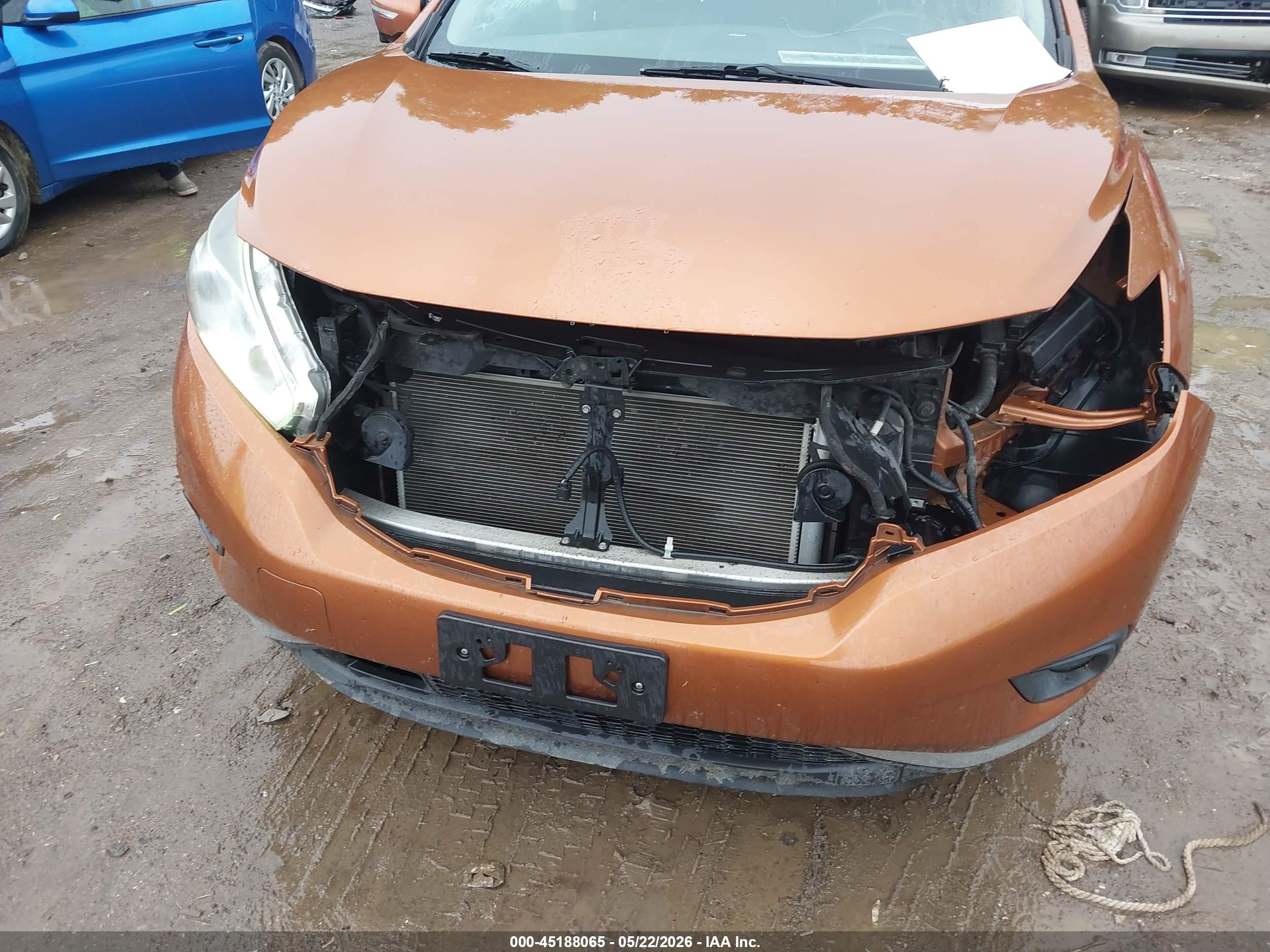 2015 Nissan Murano Sl Orange vin: 5N1AZ2MH4FN219766