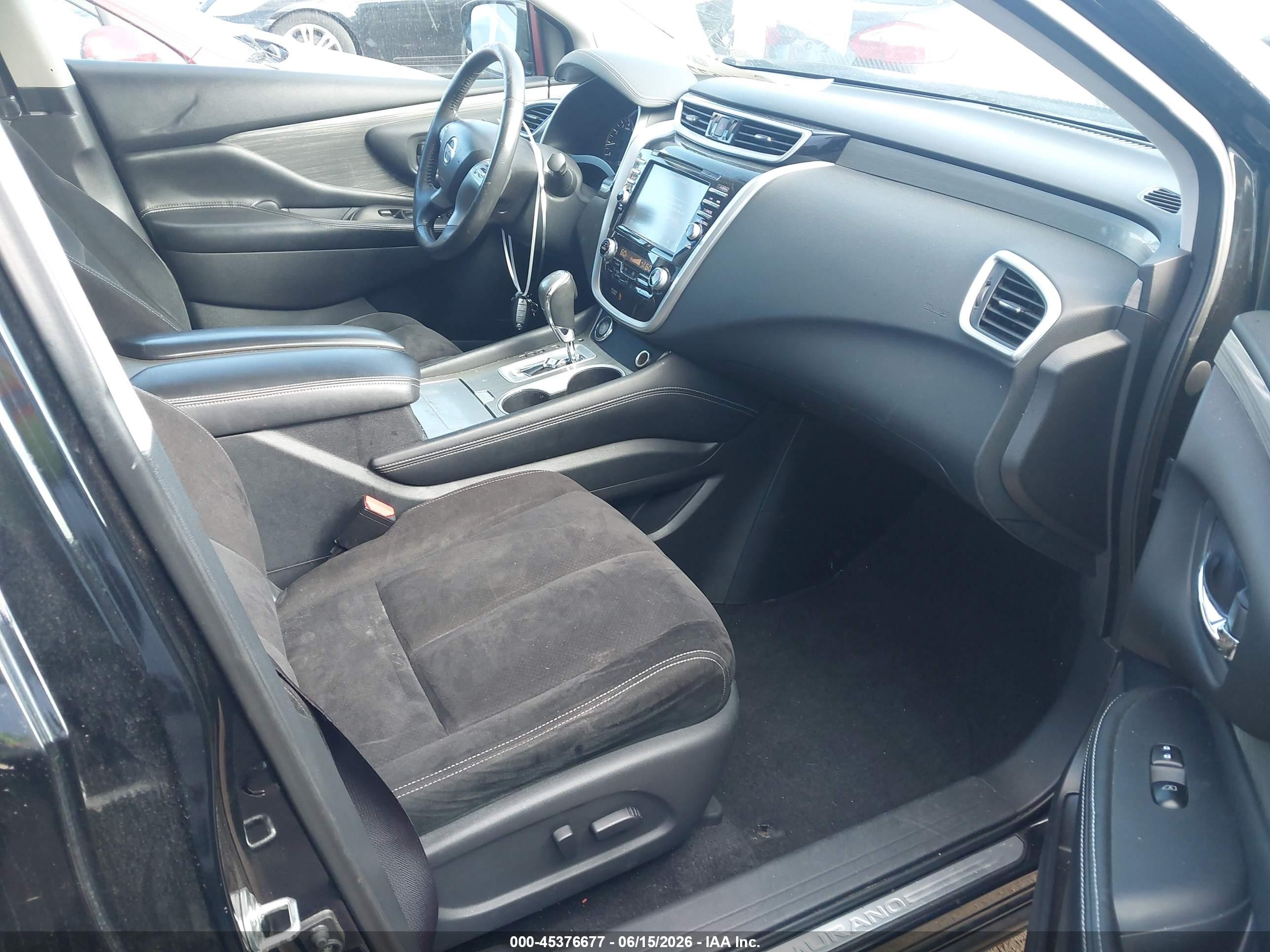 2015 Nissan Murano Sv Black vin: 5N1AZ2MH4FN220366