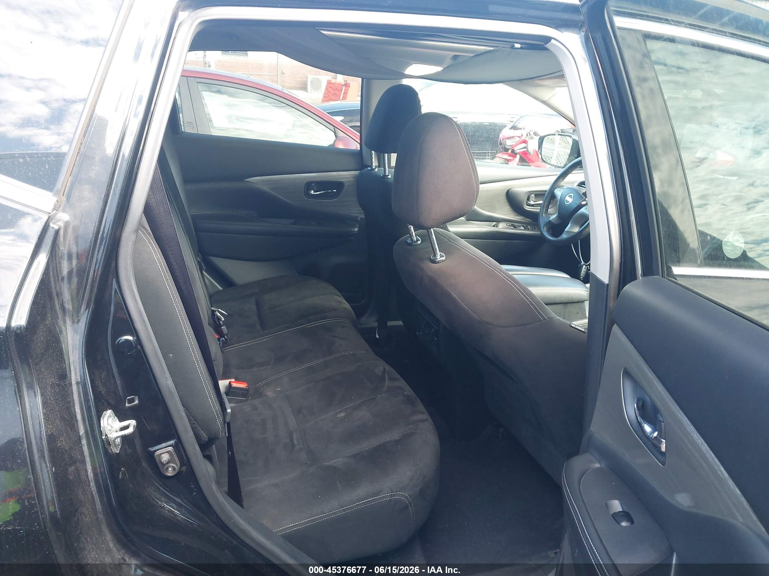 2015 Nissan Murano Sv Black vin: 5N1AZ2MH4FN220366