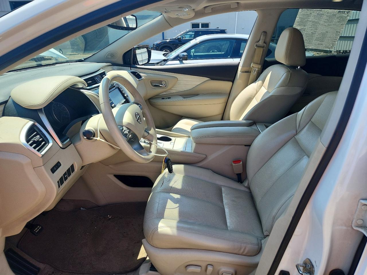 2015 Nissan Murano Sl White vin: 5N1AZ2MH4FN226846