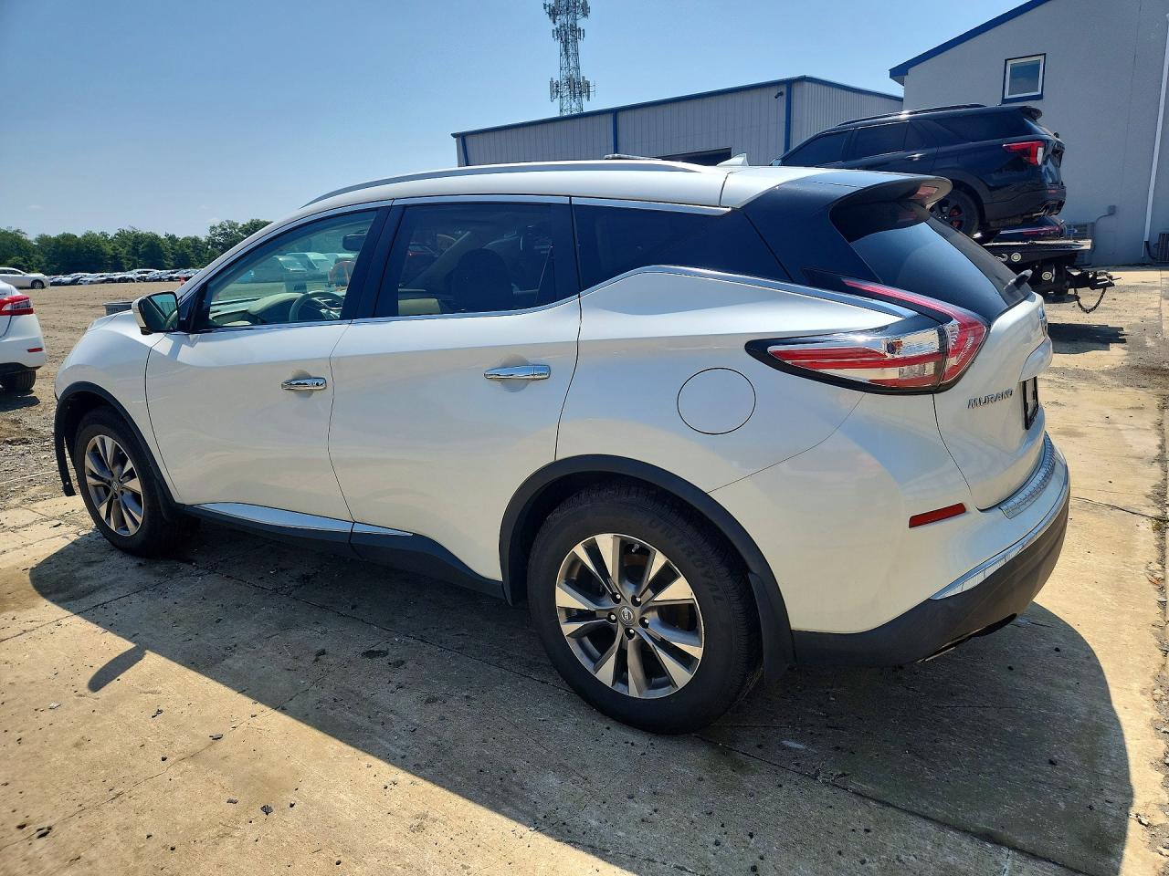 2015 Nissan Murano Sl White vin: 5N1AZ2MH4FN226846