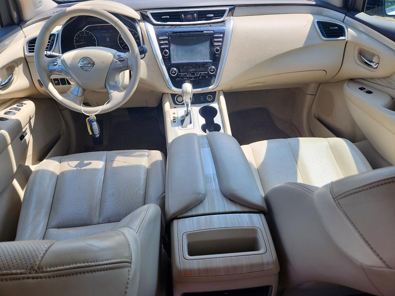 2015 Nissan Murano Sl White vin: 5N1AZ2MH4FN226846
