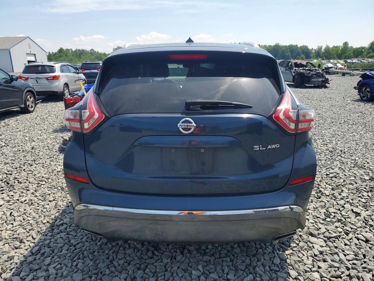 2015 Nissan Murano S Gray vin: 5N1AZ2MH4FN237541